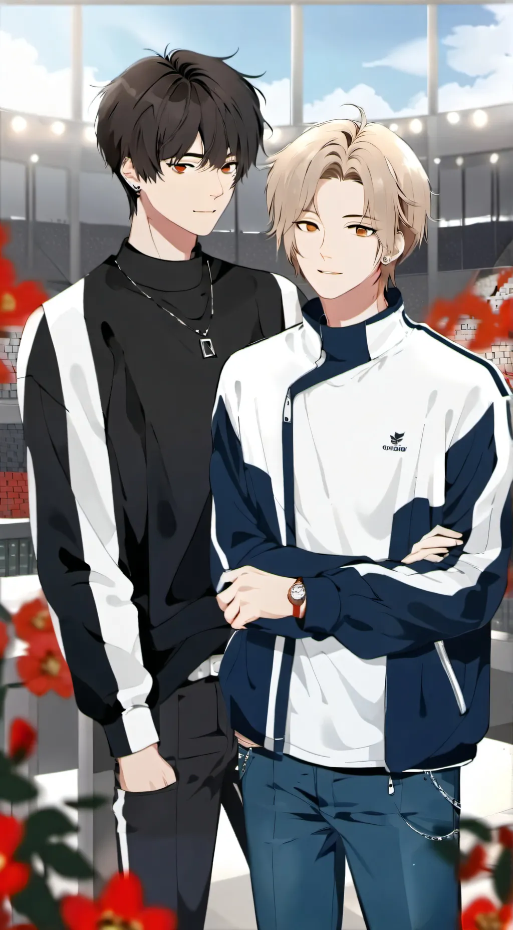 ai character: Mike et Michael background