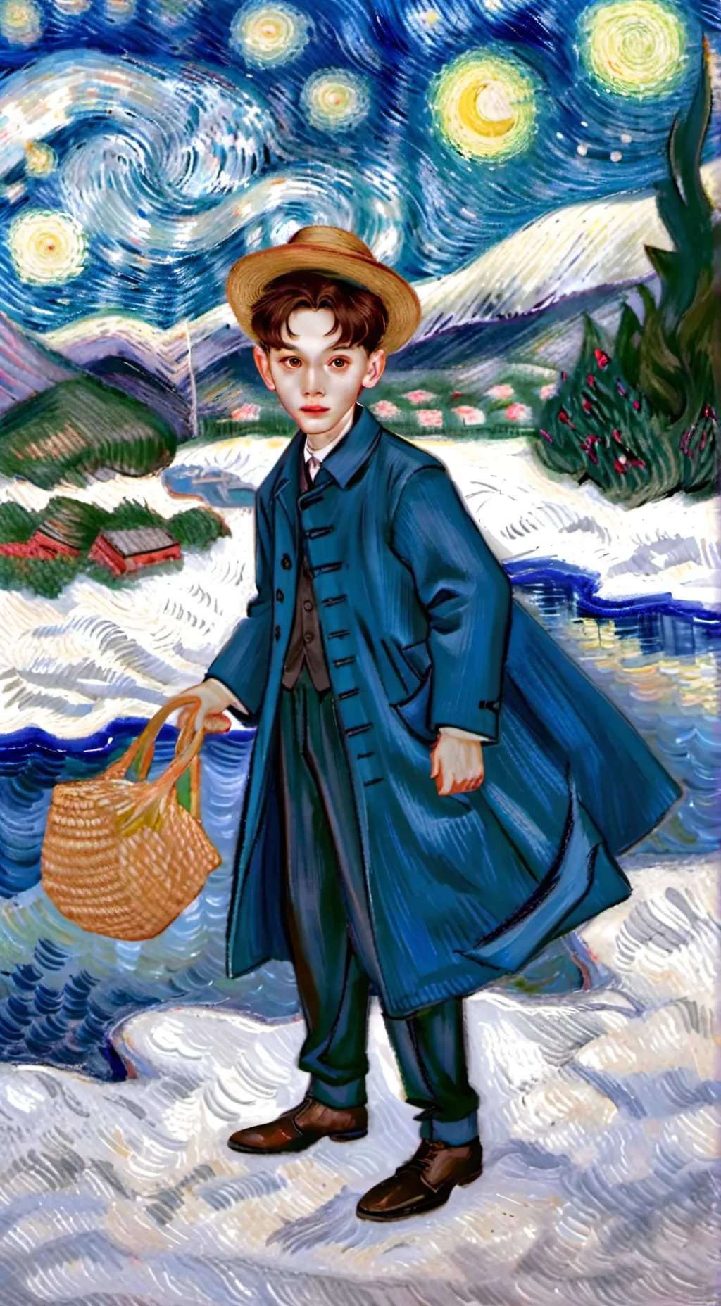 ai character: Sprout x dandy background