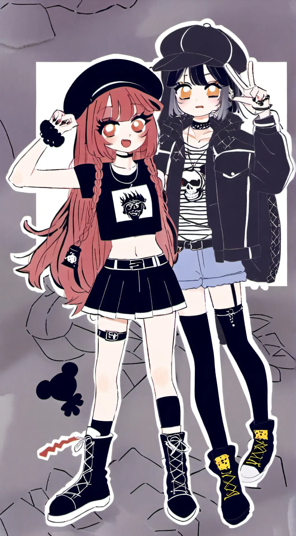 ai character: Reaper and Noma background