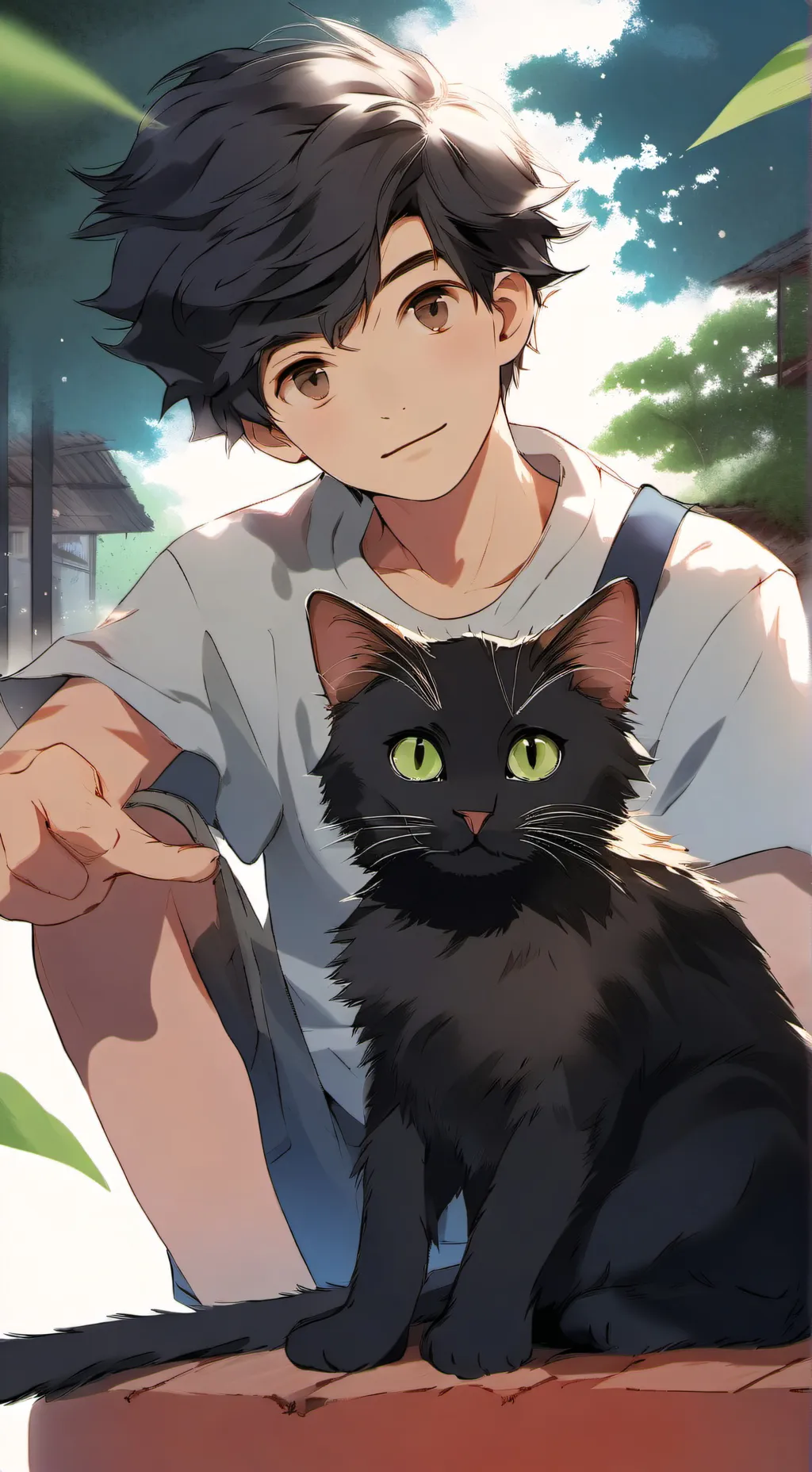 ai character: Nino💛 background