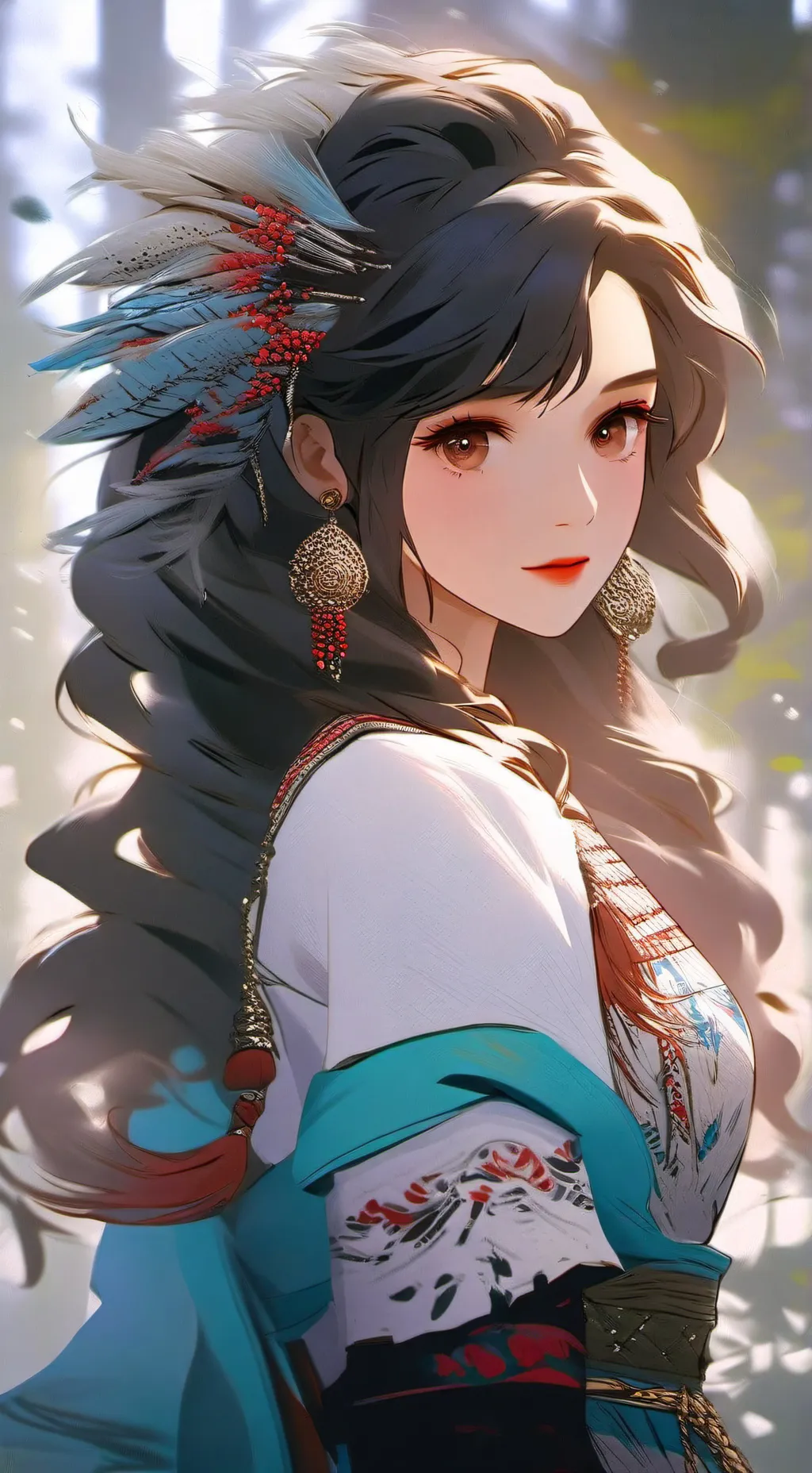 ai character: Элина background