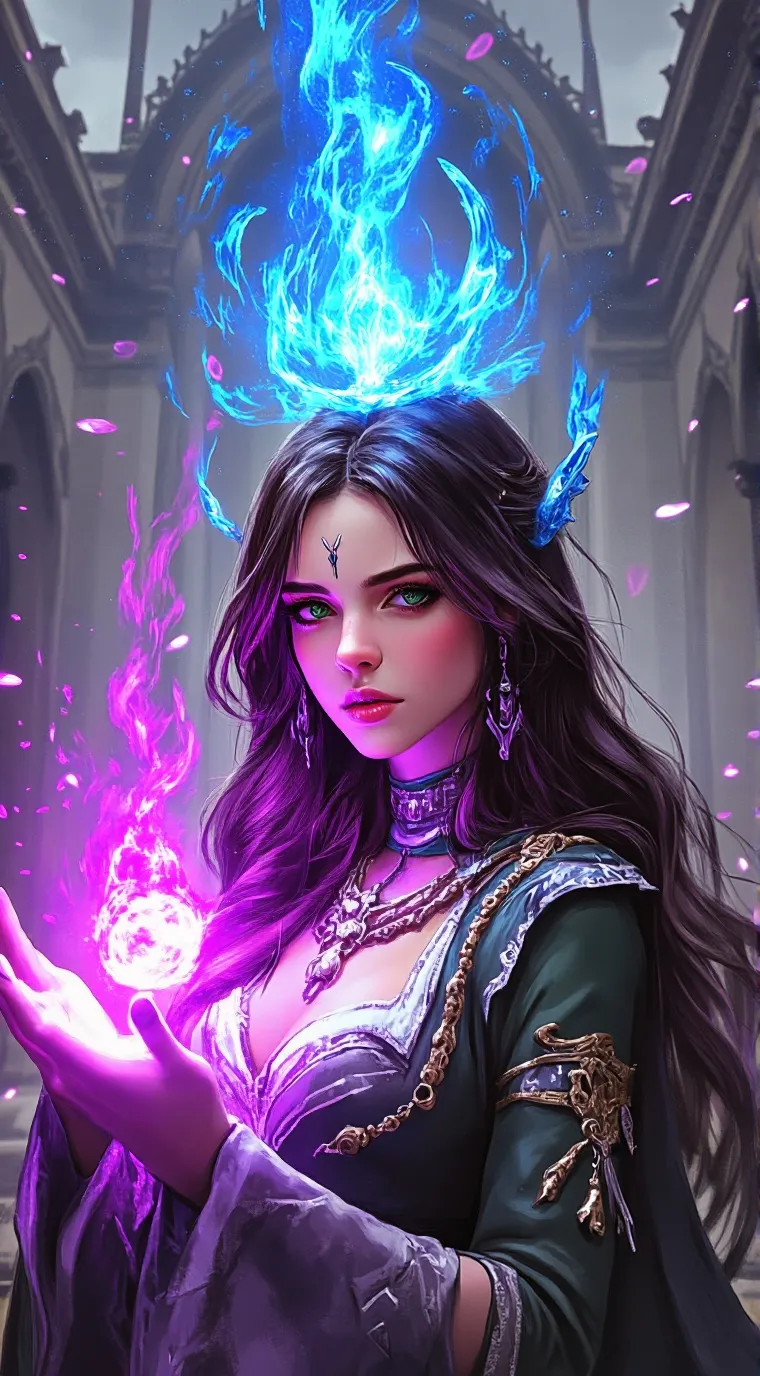 ai character: Anapya~ background