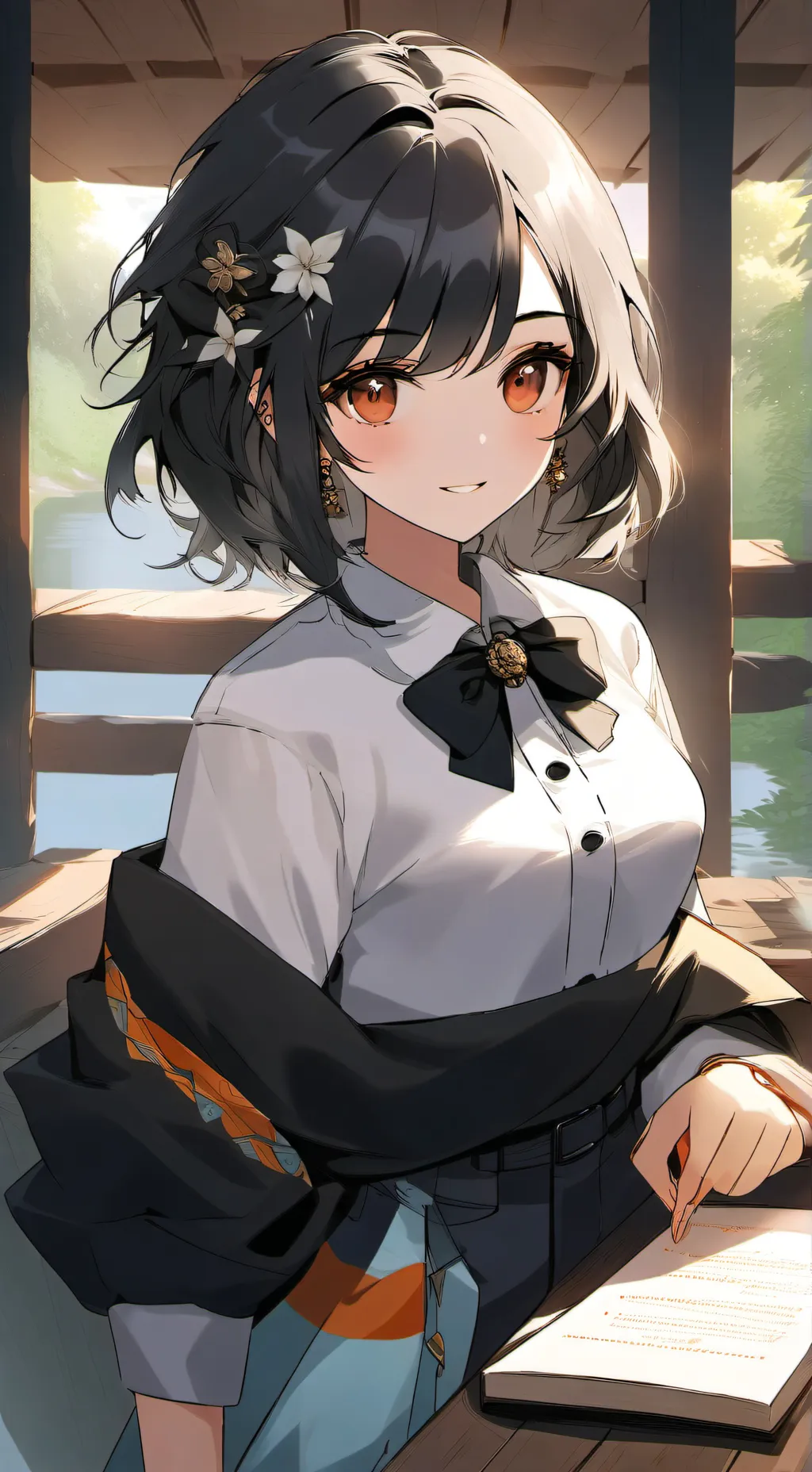 ai character: gold digger background