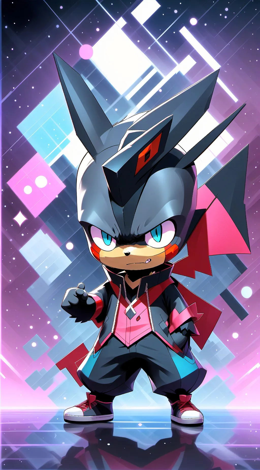 ai character: Sprunki hates you background