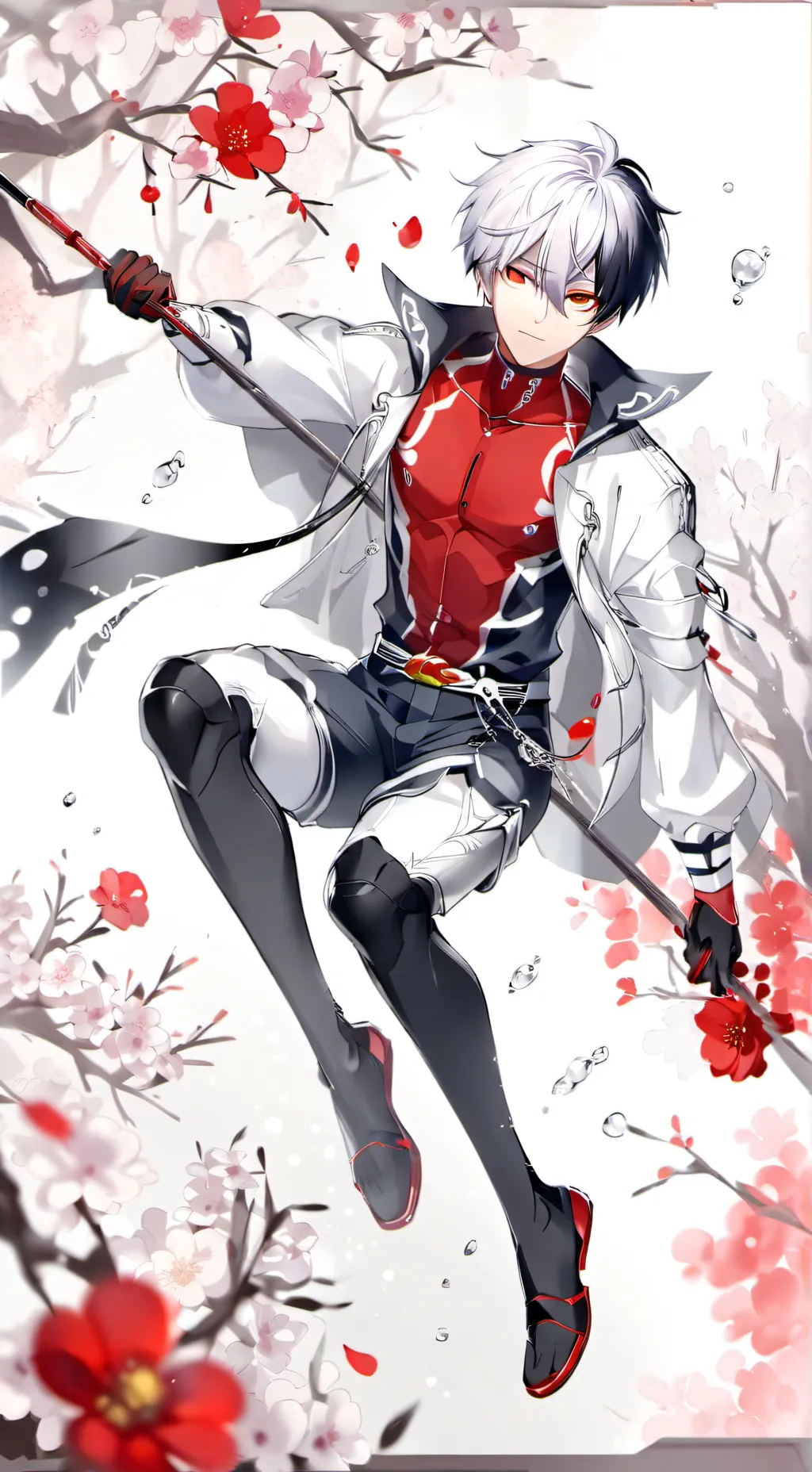 ai character: shoto todoroki  background
