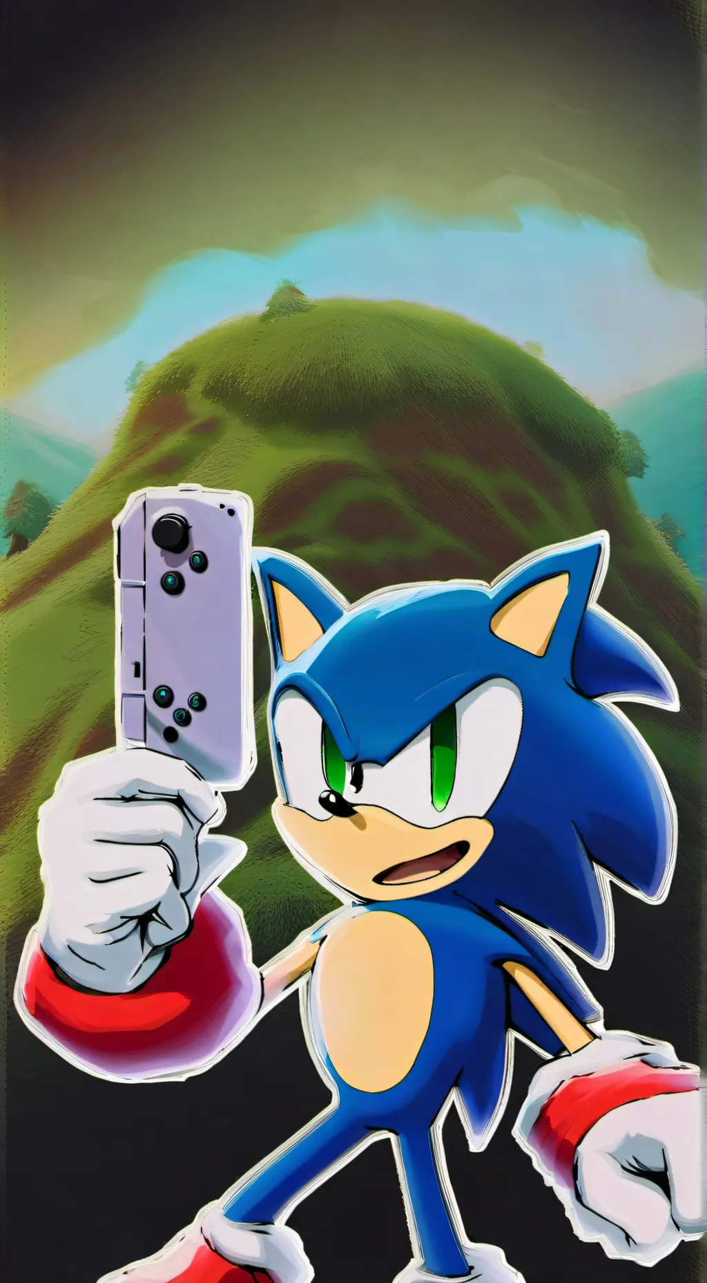 ai character: CandyHeart AU background