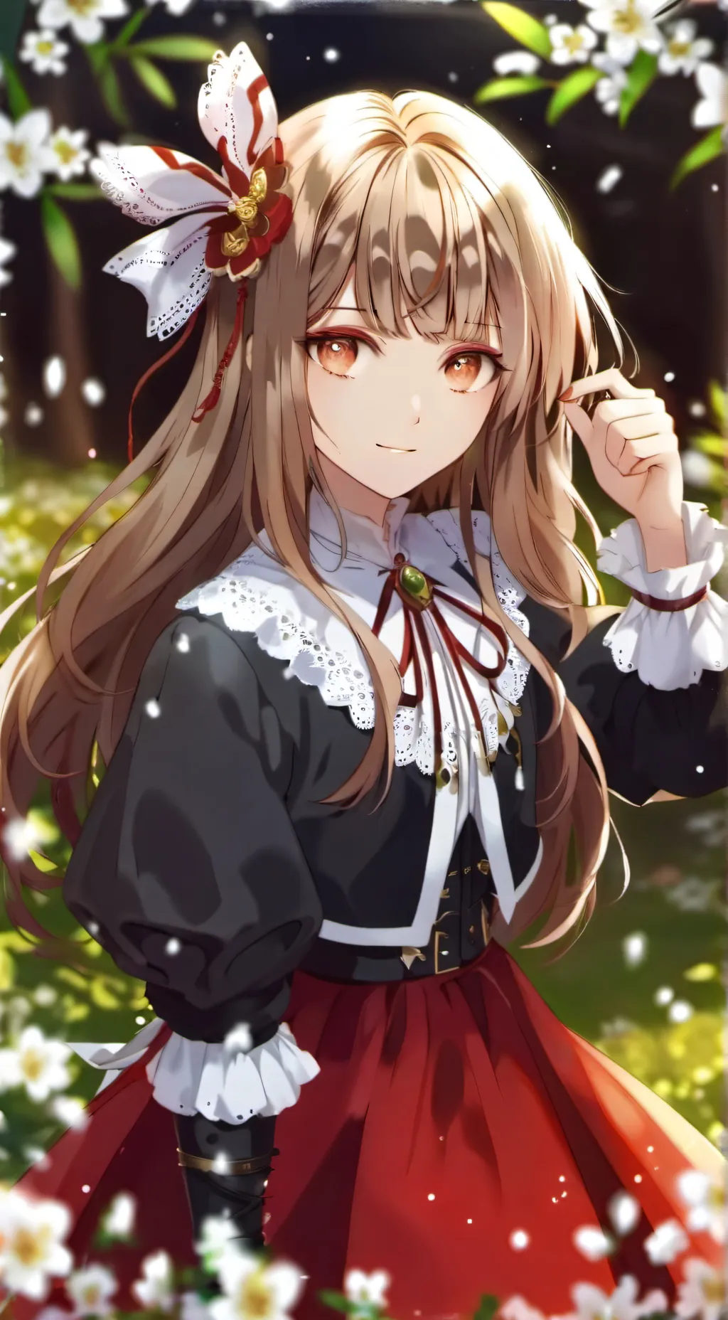 ai character: gold digger background