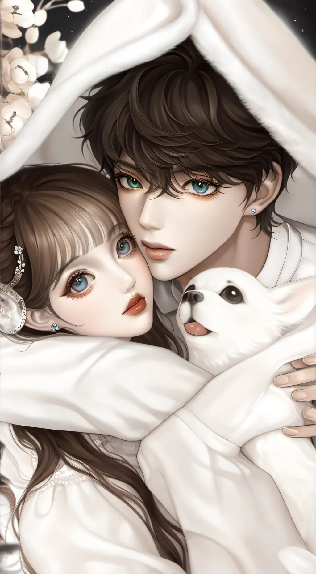 ai character: Alex and Emma background