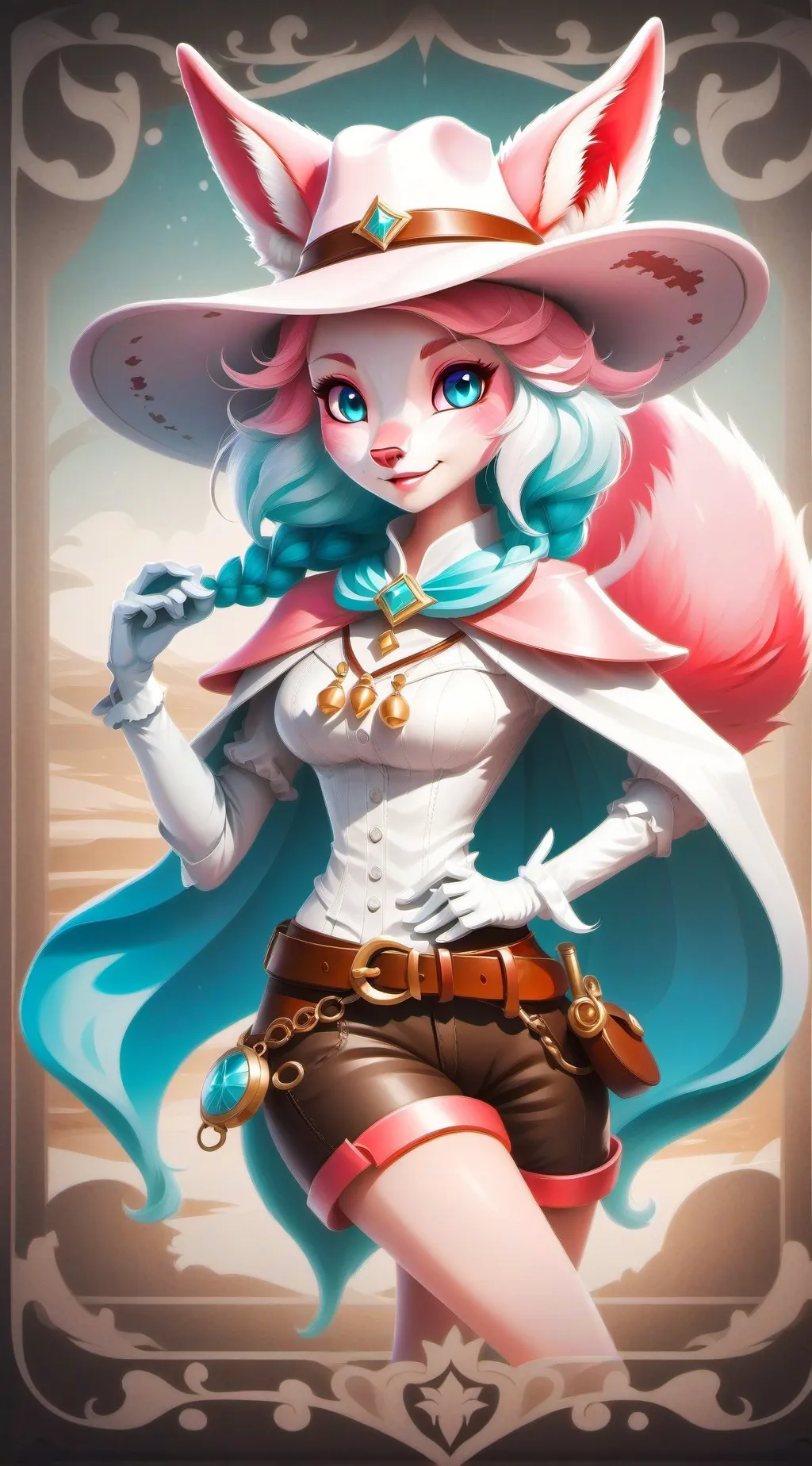 ai character: puss and  boots  background