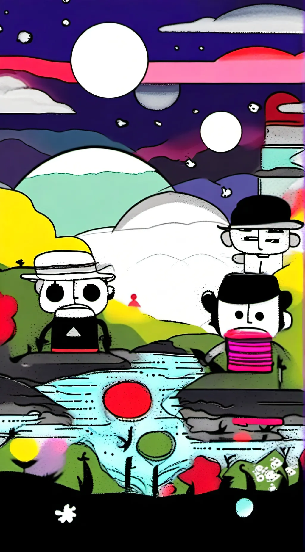 ai character: Dandy x bobette background