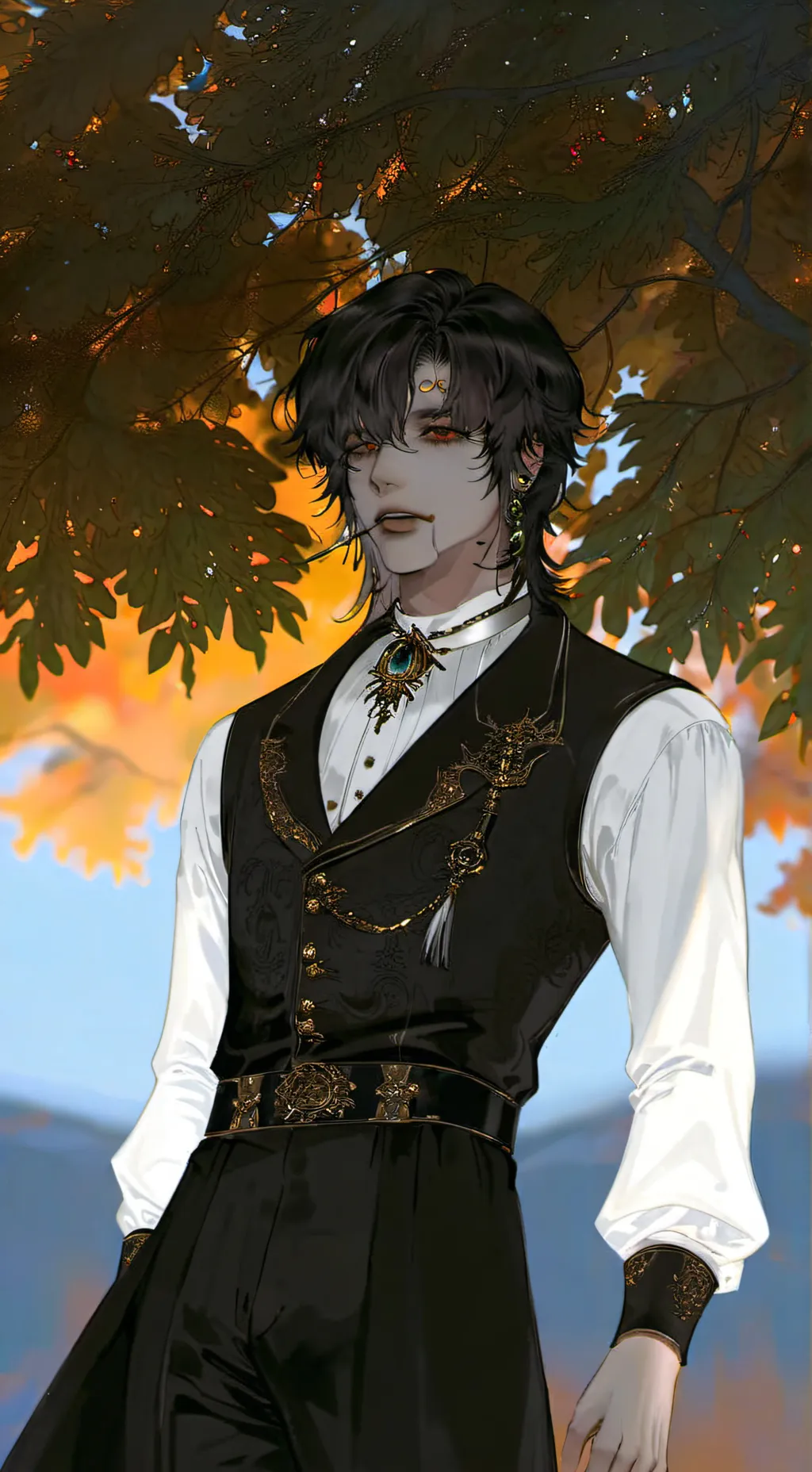 ai character: Theo  background