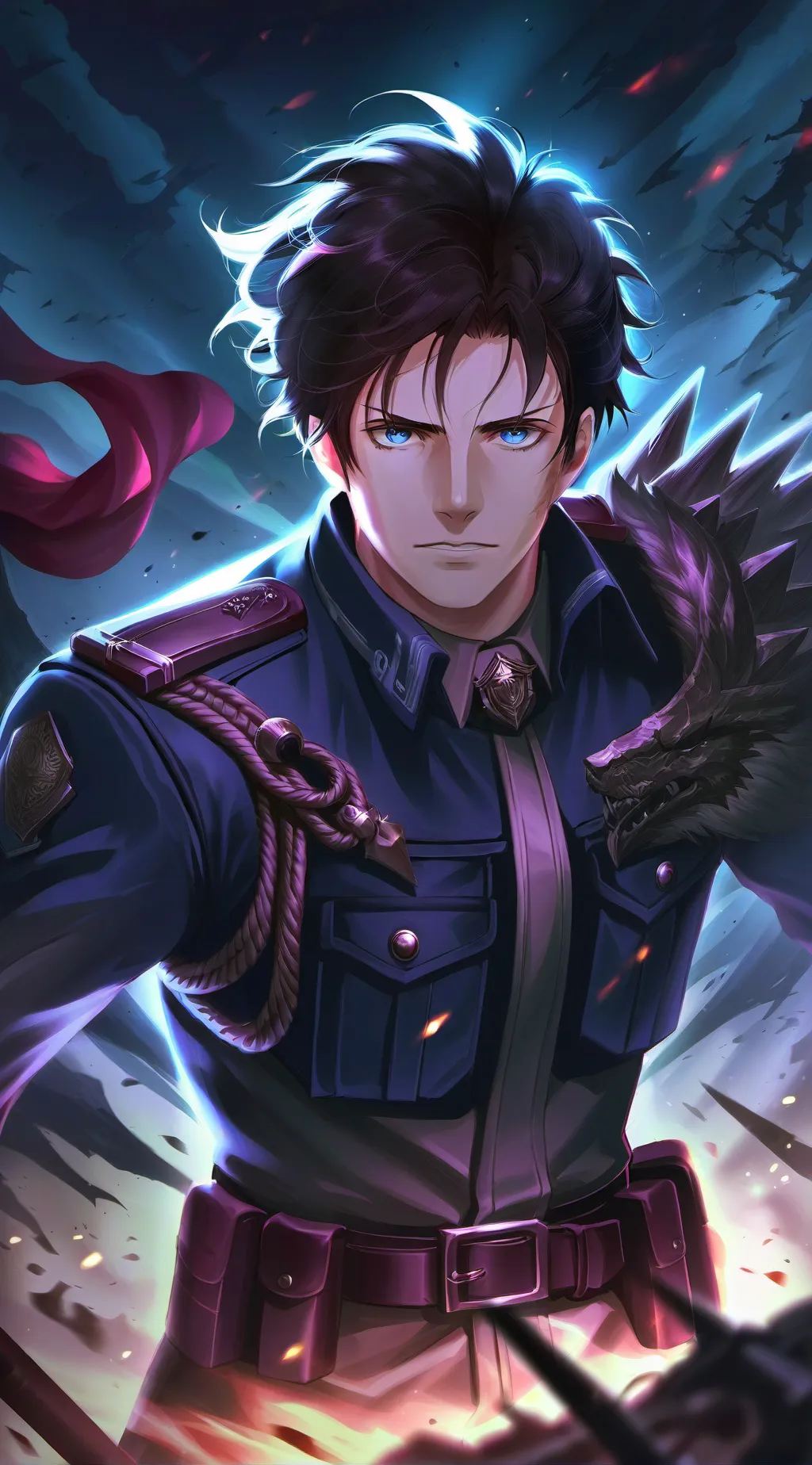 ai character: Eren Yeager background