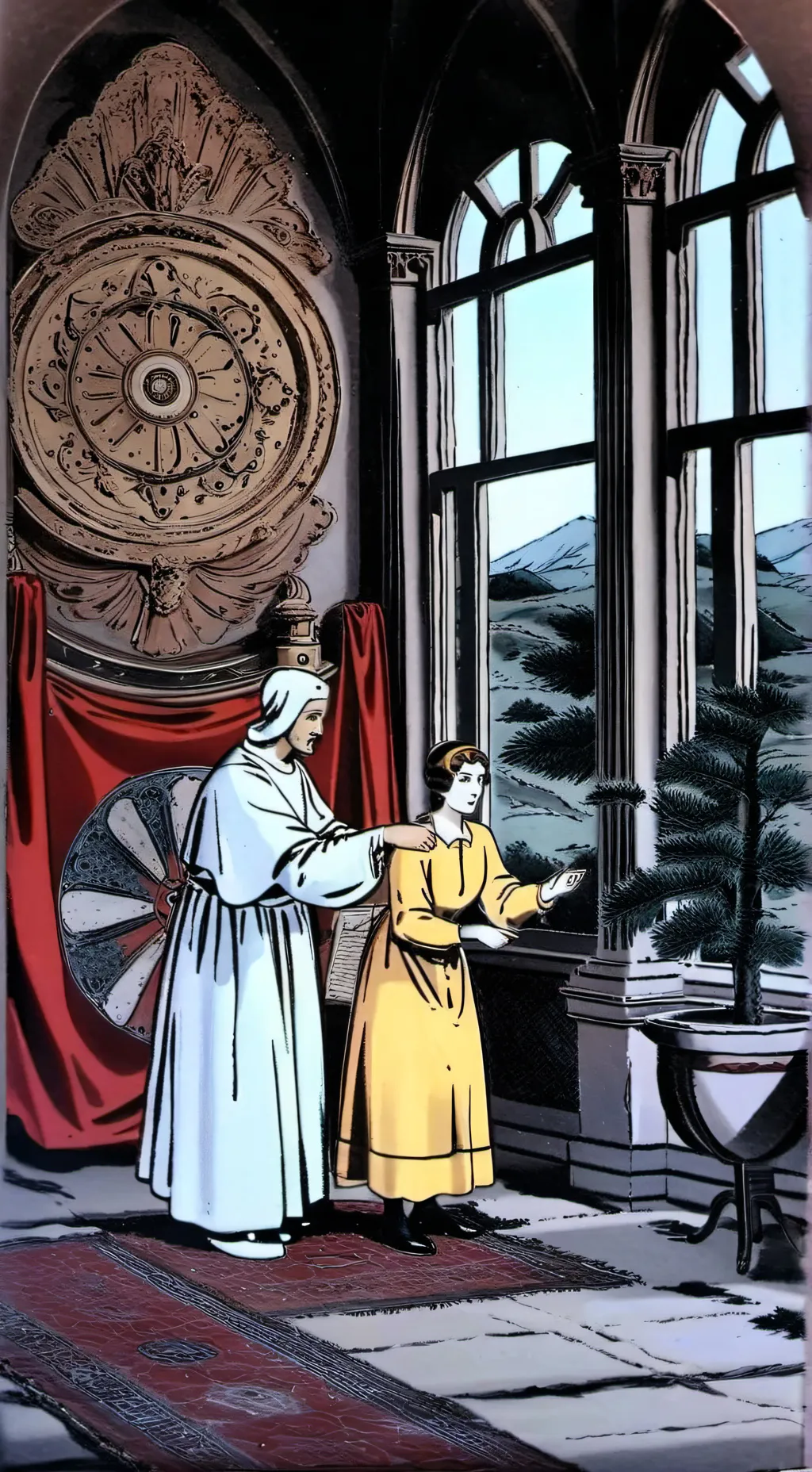 ai character: las viejas chismos background