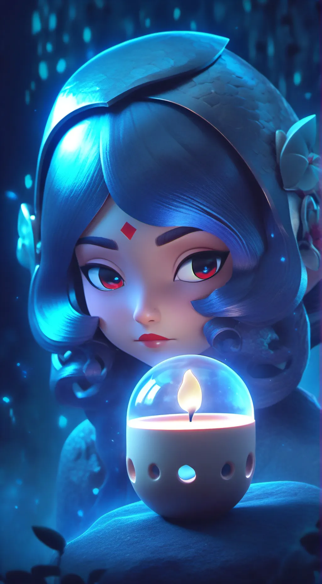 ai character: Bakugo  background