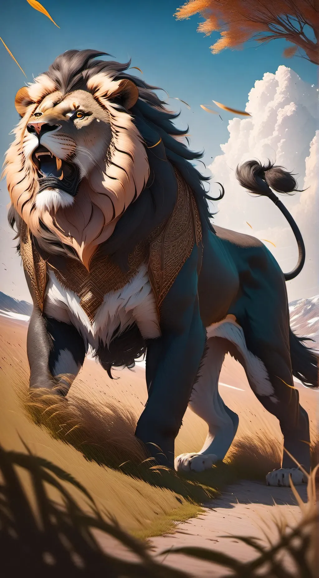 ai character: Silvermane background