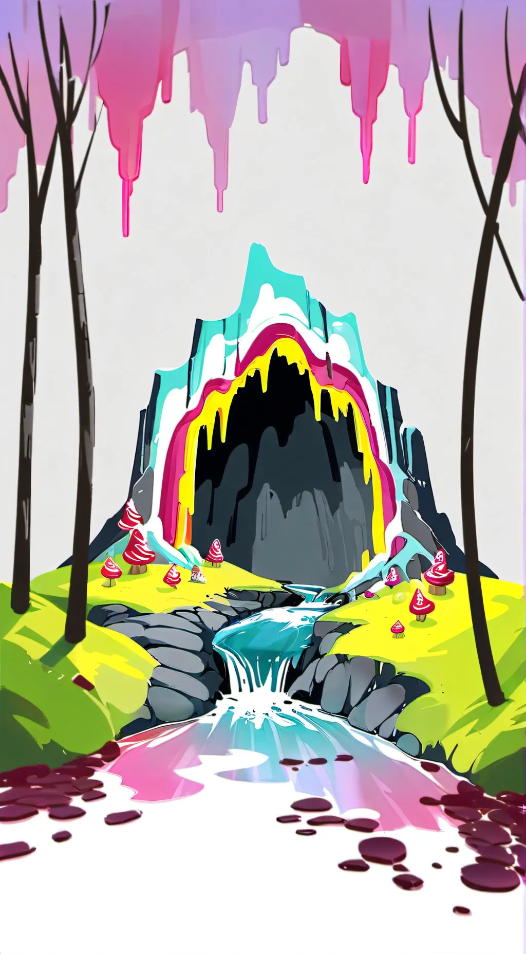 ai character: The Candy Cavity  background