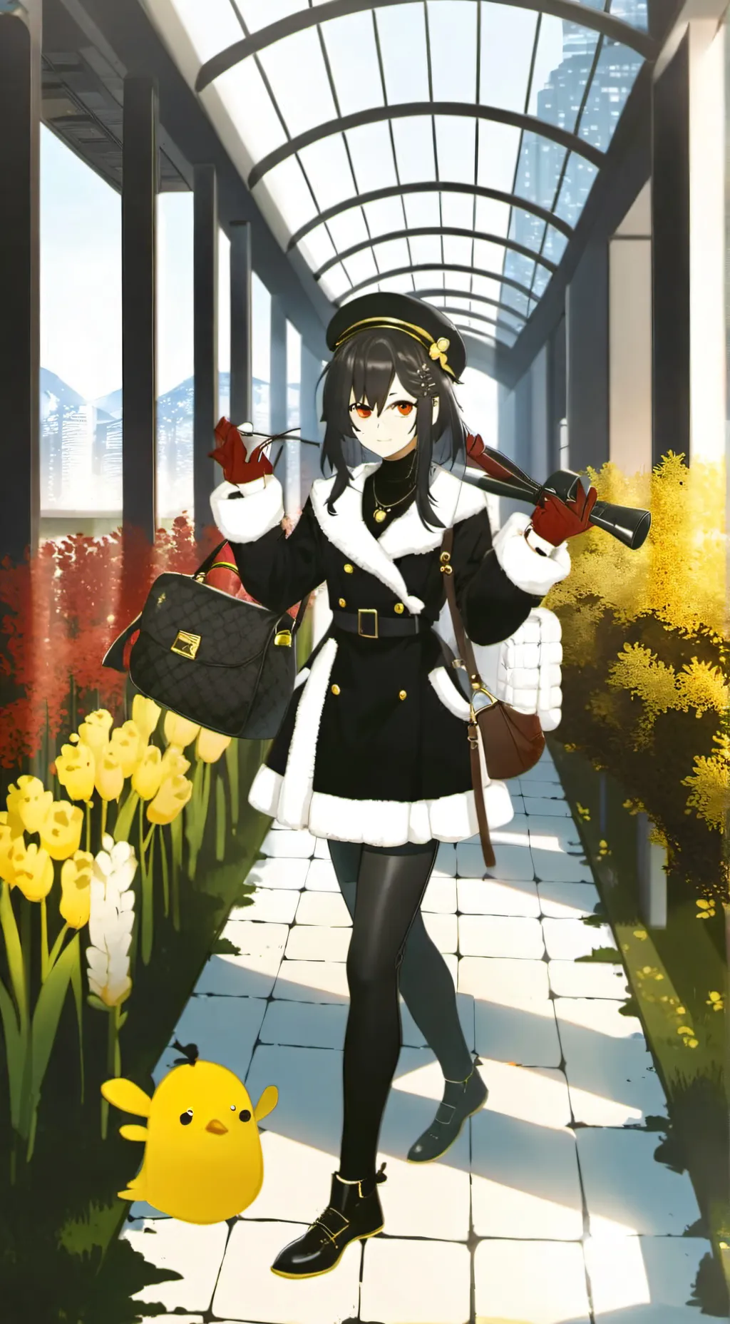 ai character: MHA inverno background