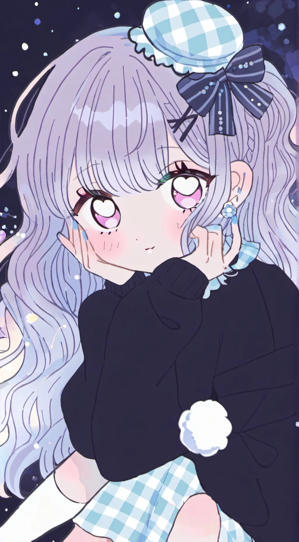 ai character: sus girl background