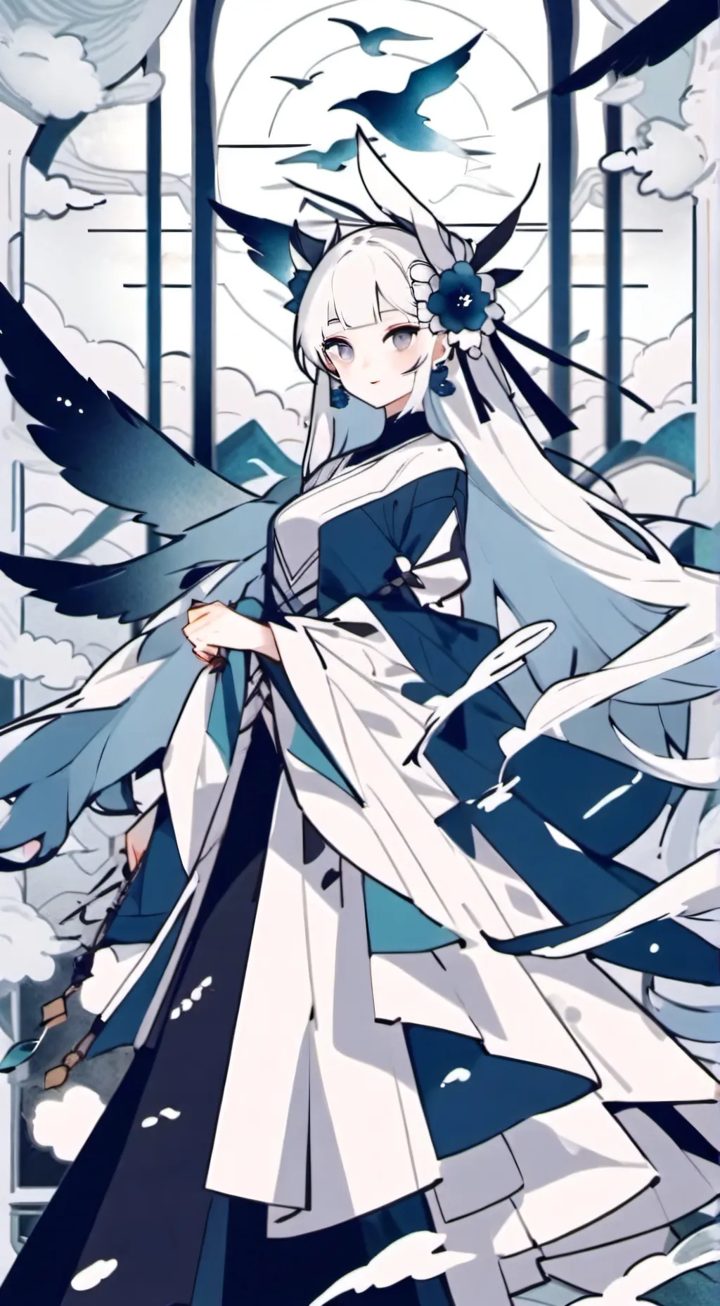 ai character: Катя background