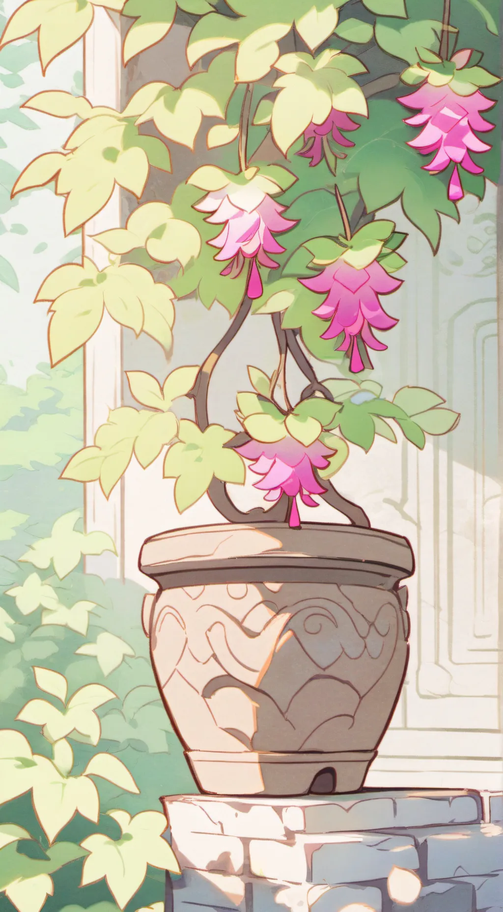 ai character: DW/Dandys world background