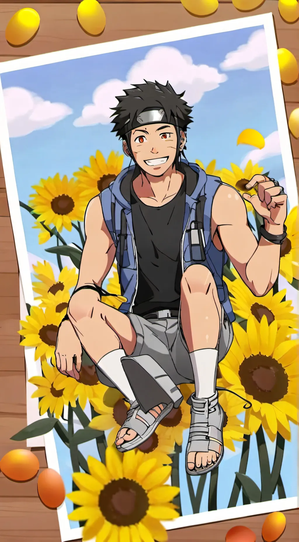 ai character: 🤎 Kiba x Naruto 💛 background