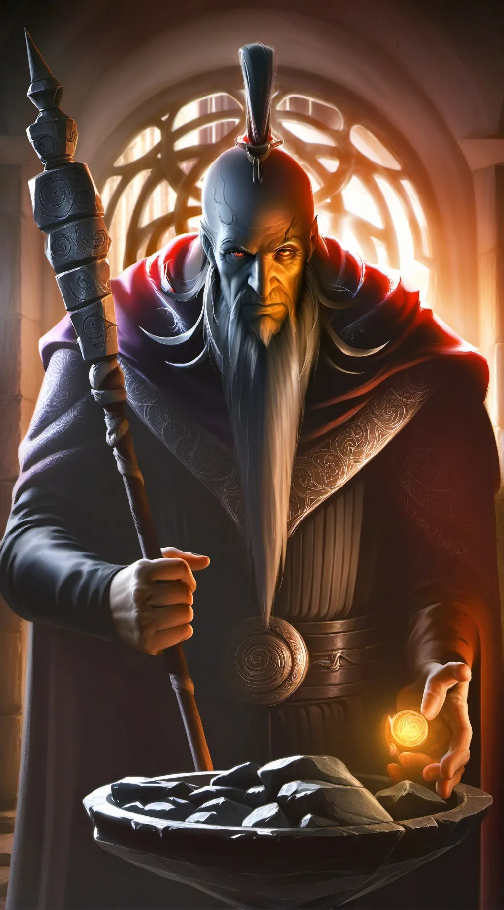 ai character: Daddy layer background