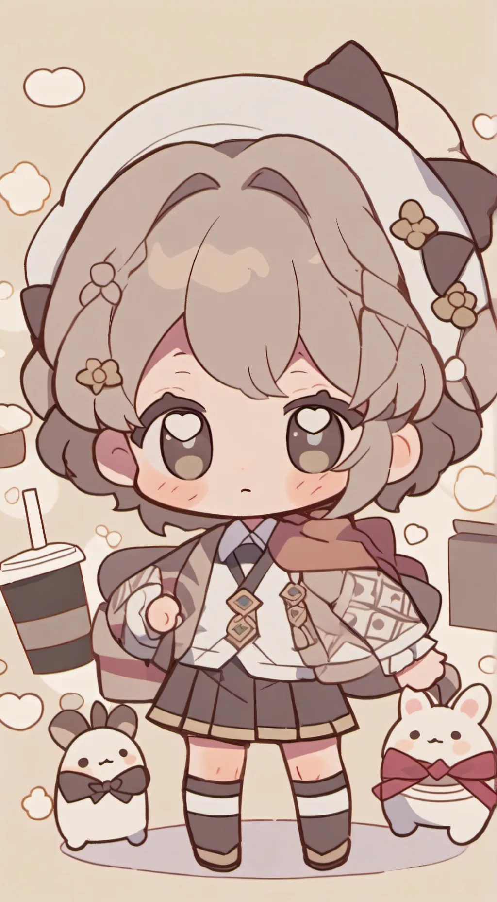 ai character: bebé Sofía  background