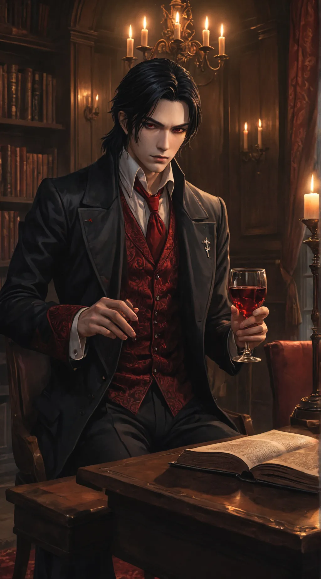 ai character: Lucien background