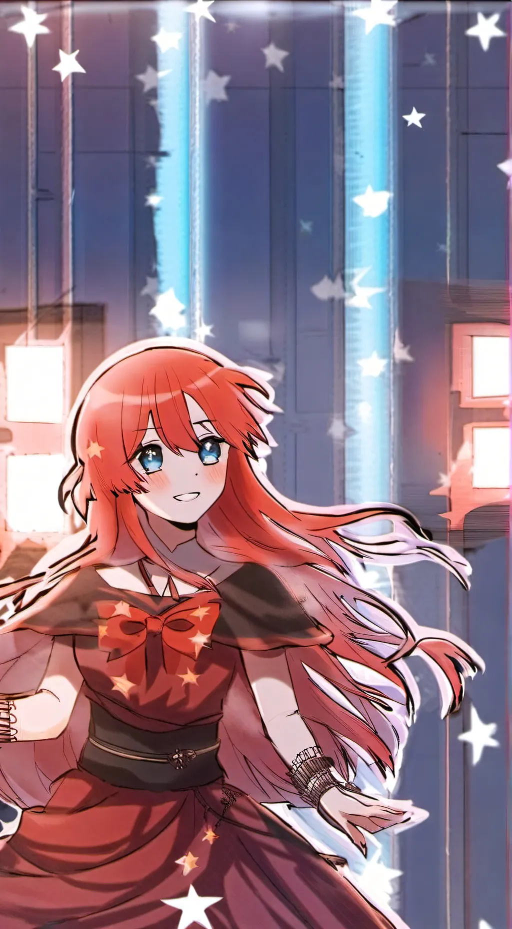 ai character: Itsuki nakano  background