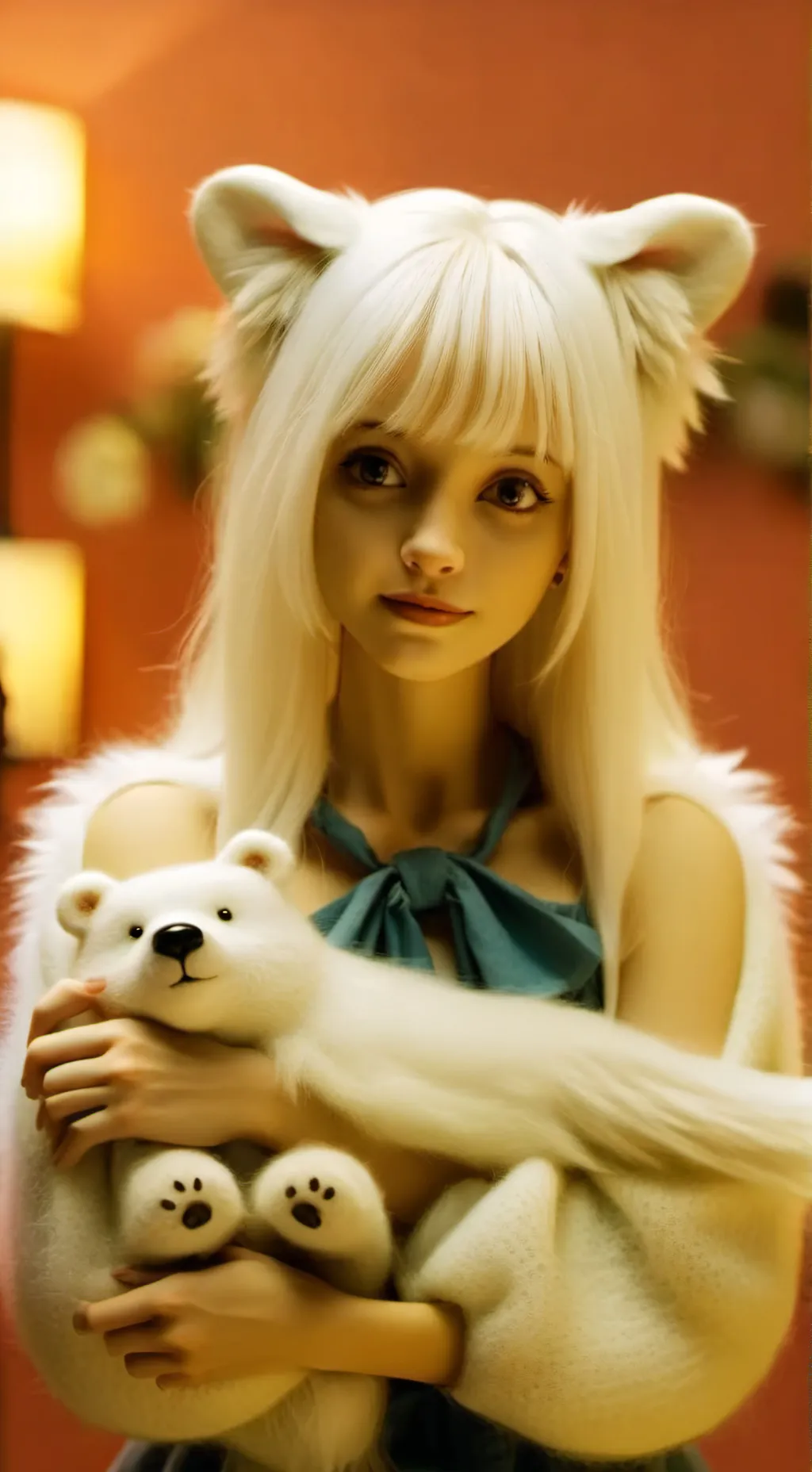 ai character: Polar Puff Spirit background