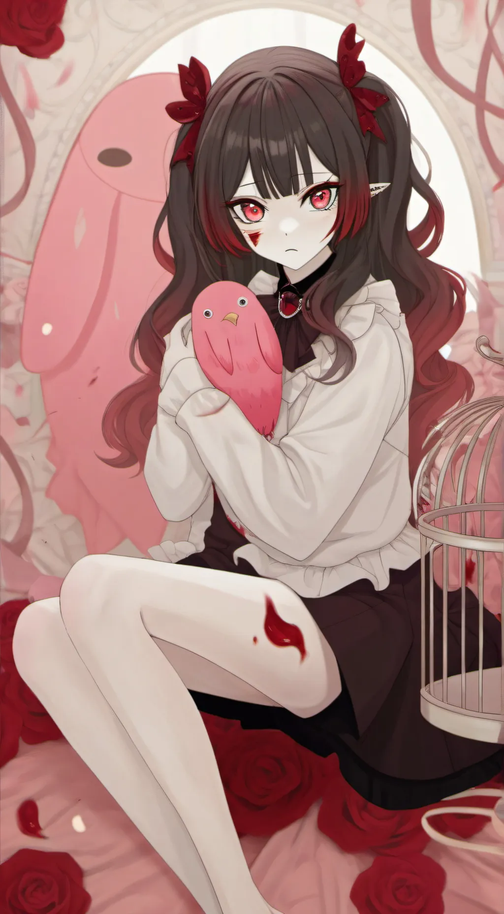 ai character: Lacy  background