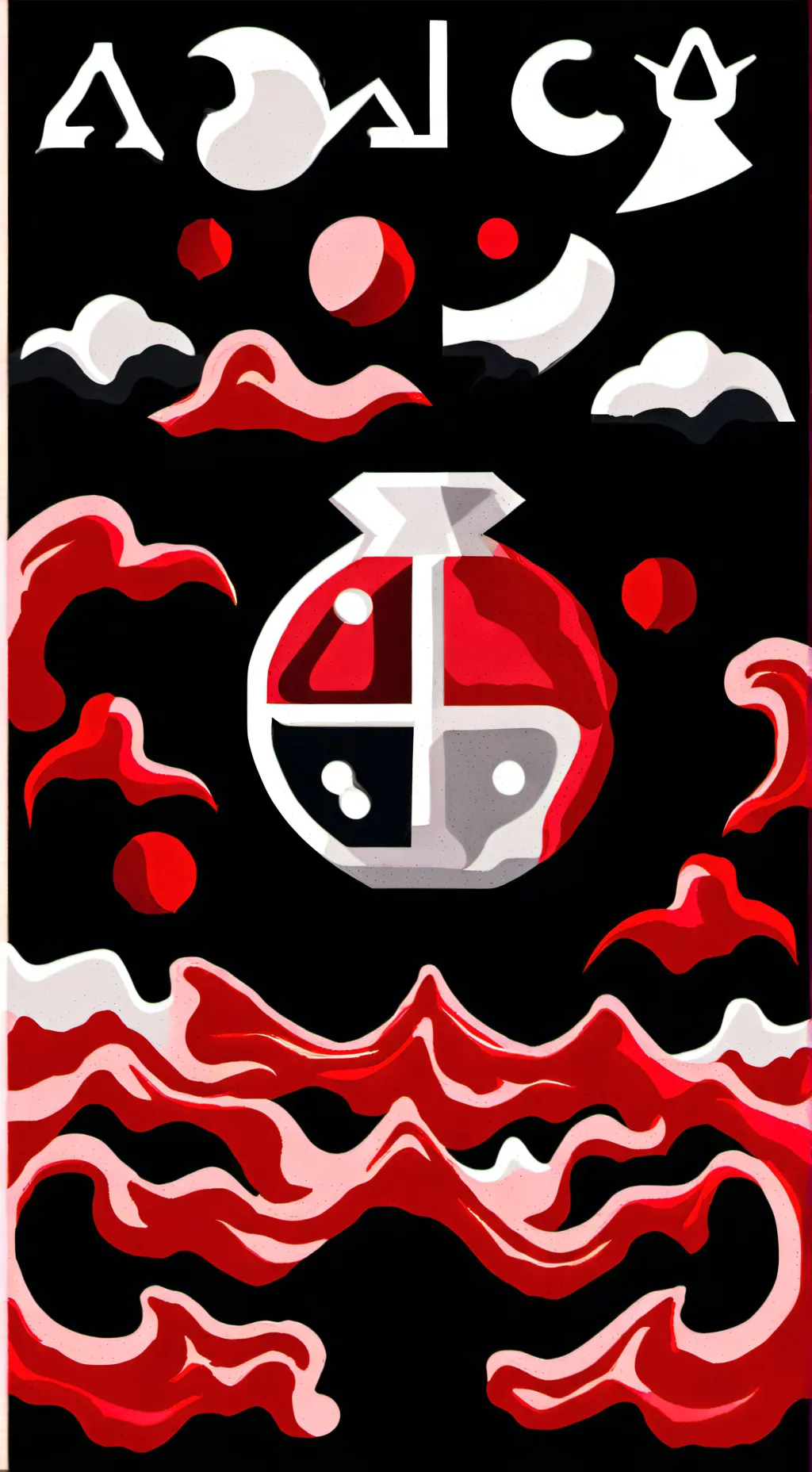 ai character: Deceitful Trio ❤💜💙 background