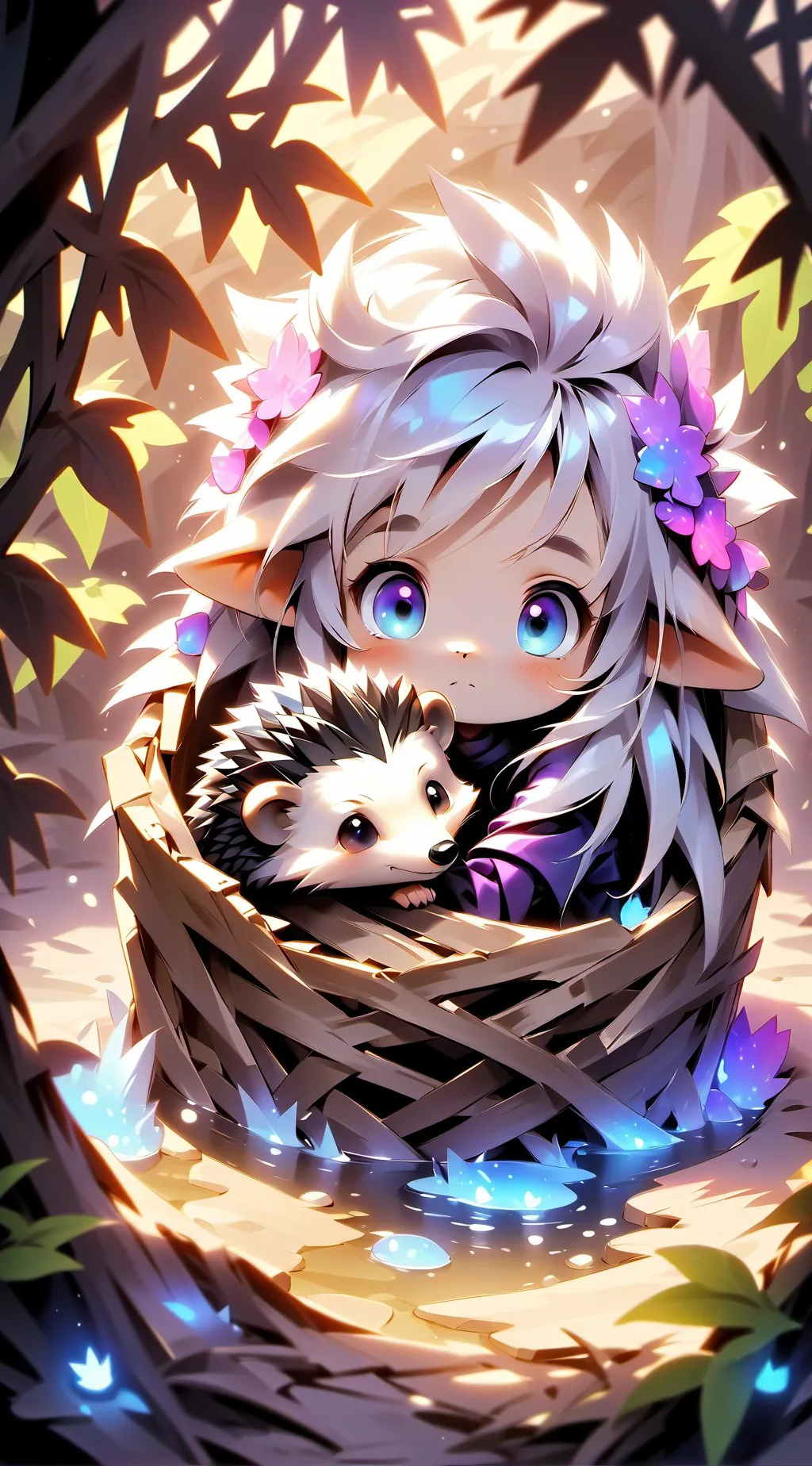 ai character: Колика background