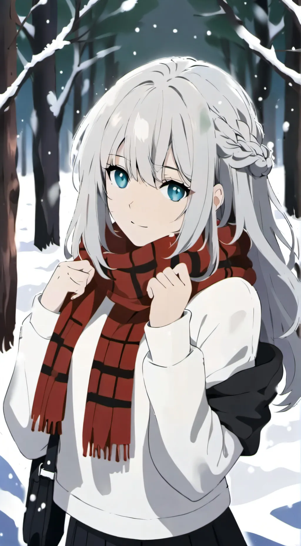 ai character: maki  background