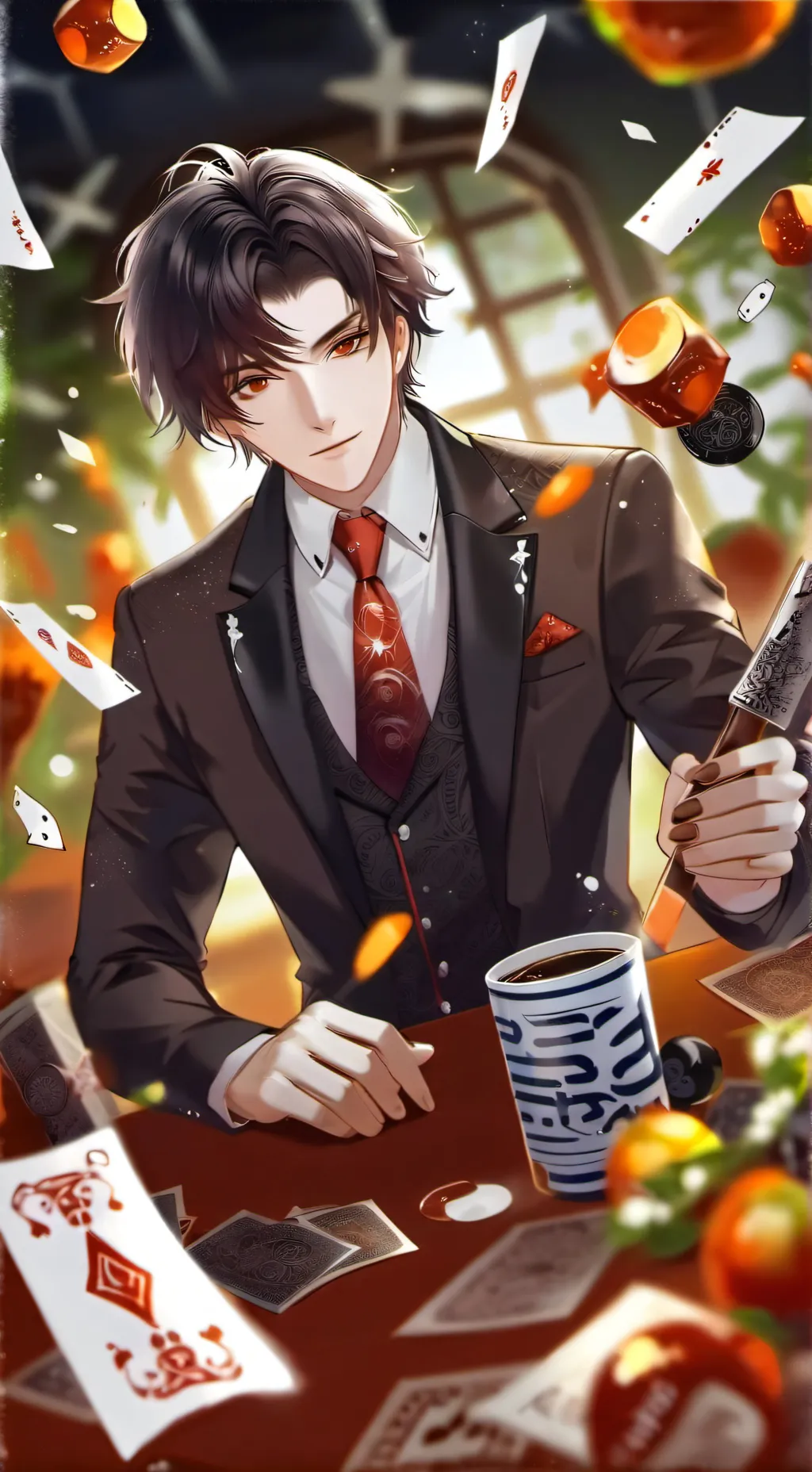 ai character: Alexander  background