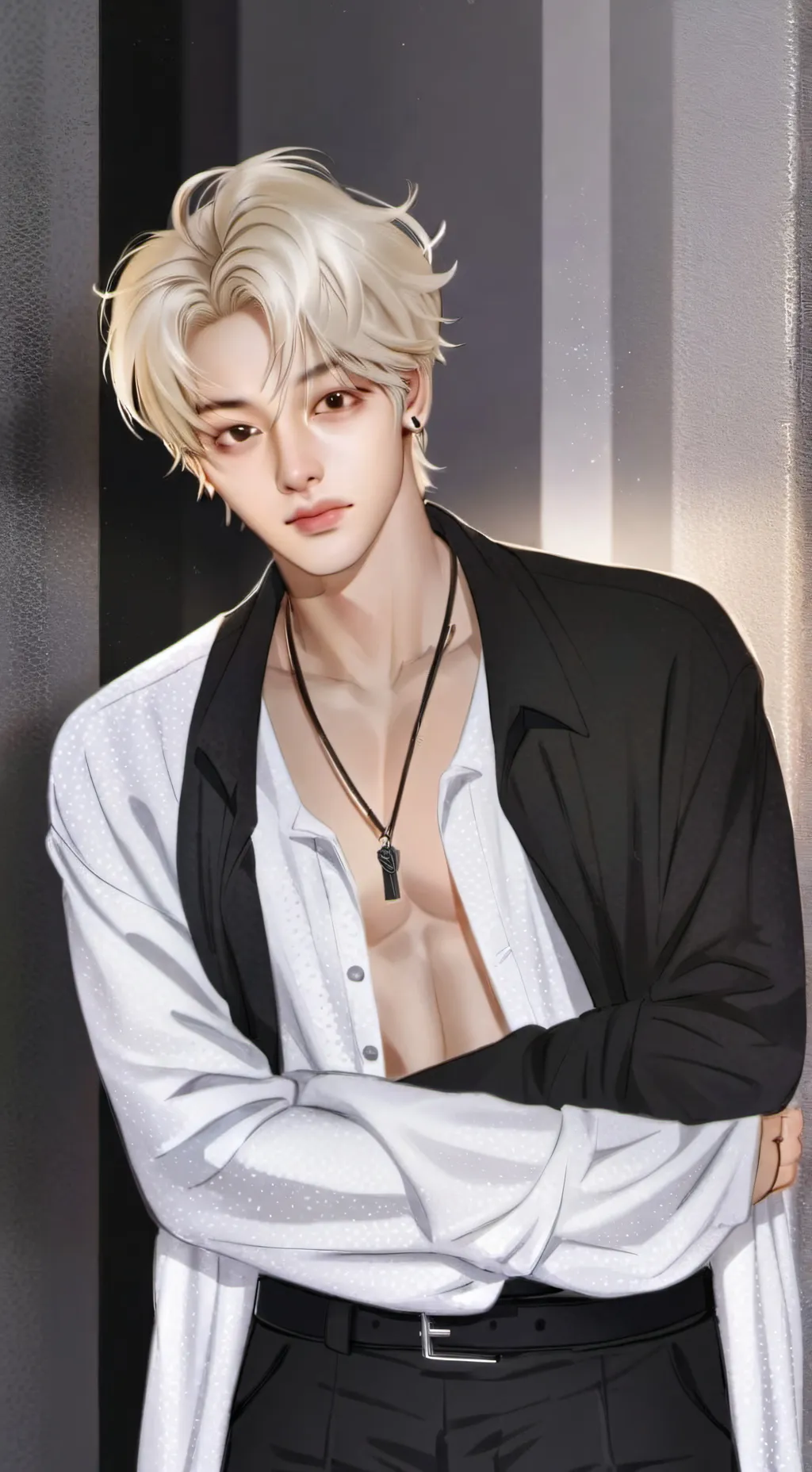 ai character: FELIX tu novio background