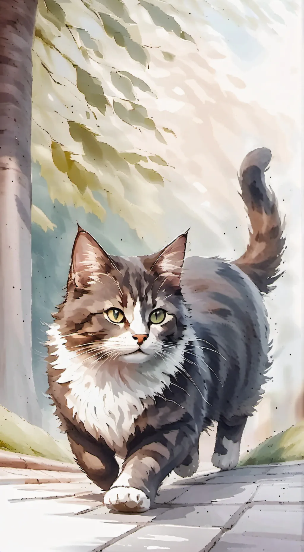 ai character: Grain'paw  background