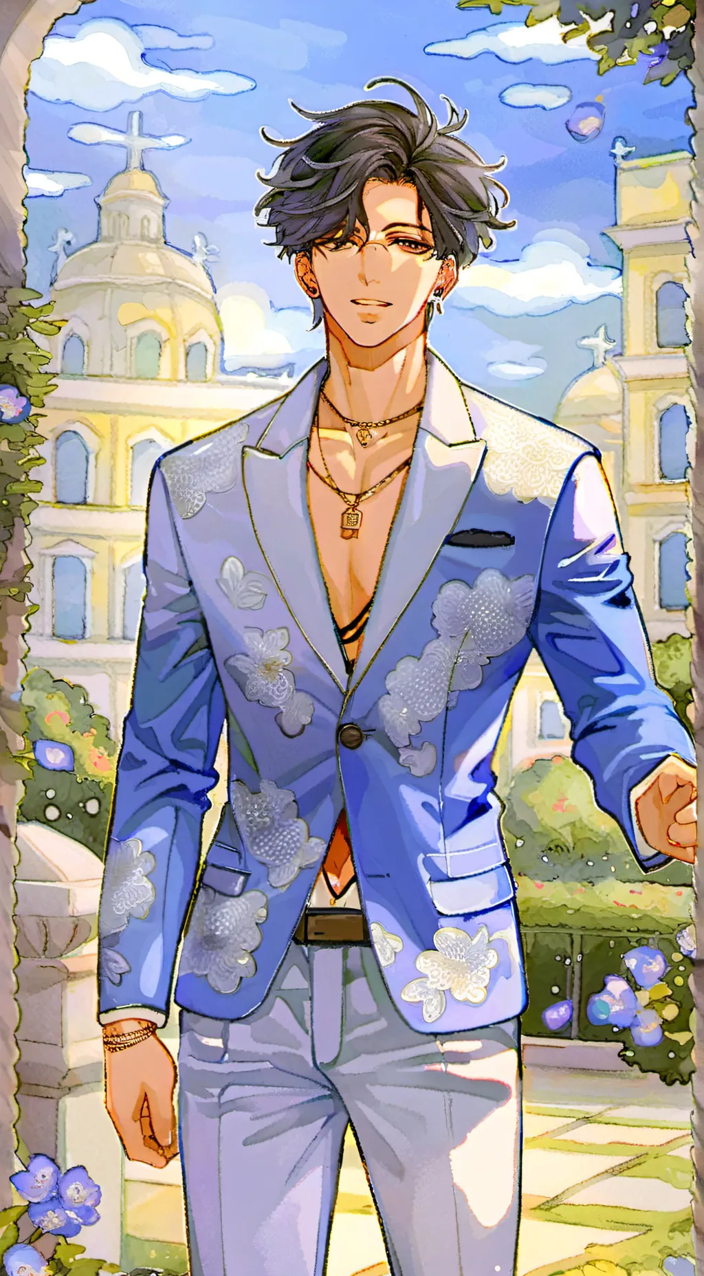 ai character: ᪥...Jacob...᪥ background