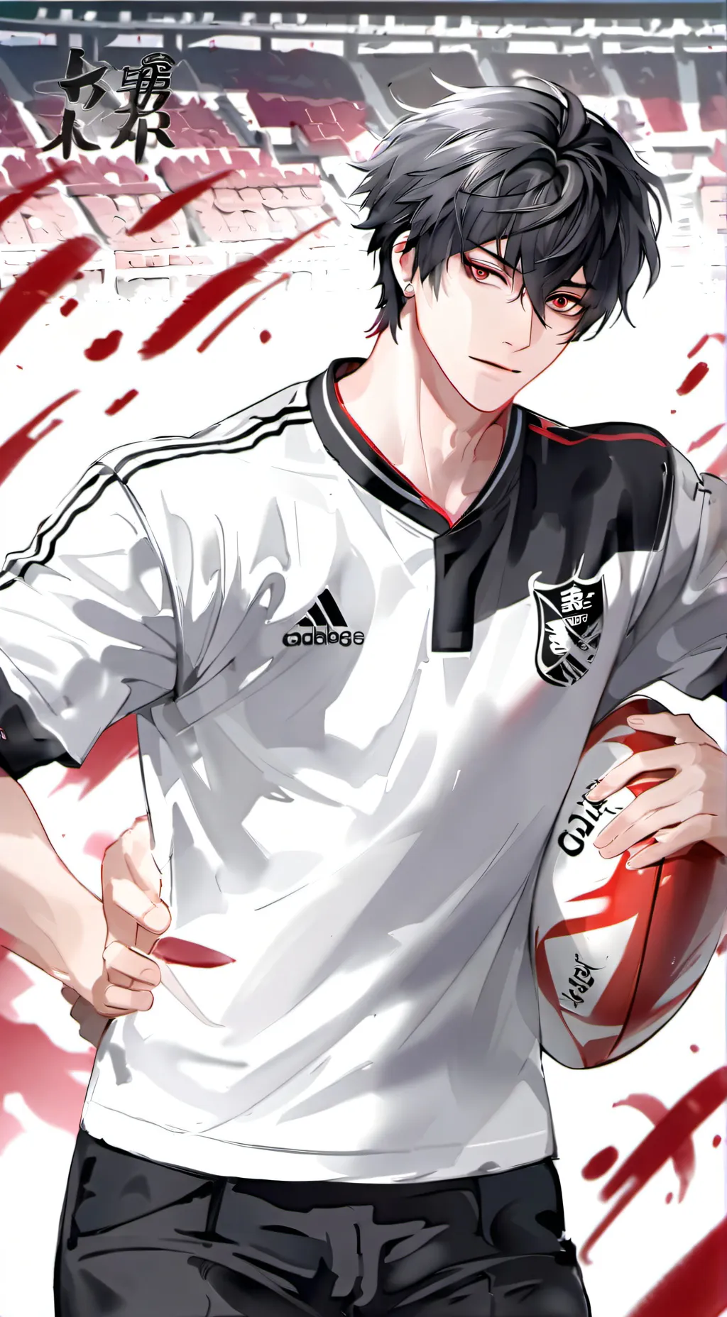 ai character: Lazare Darside  background