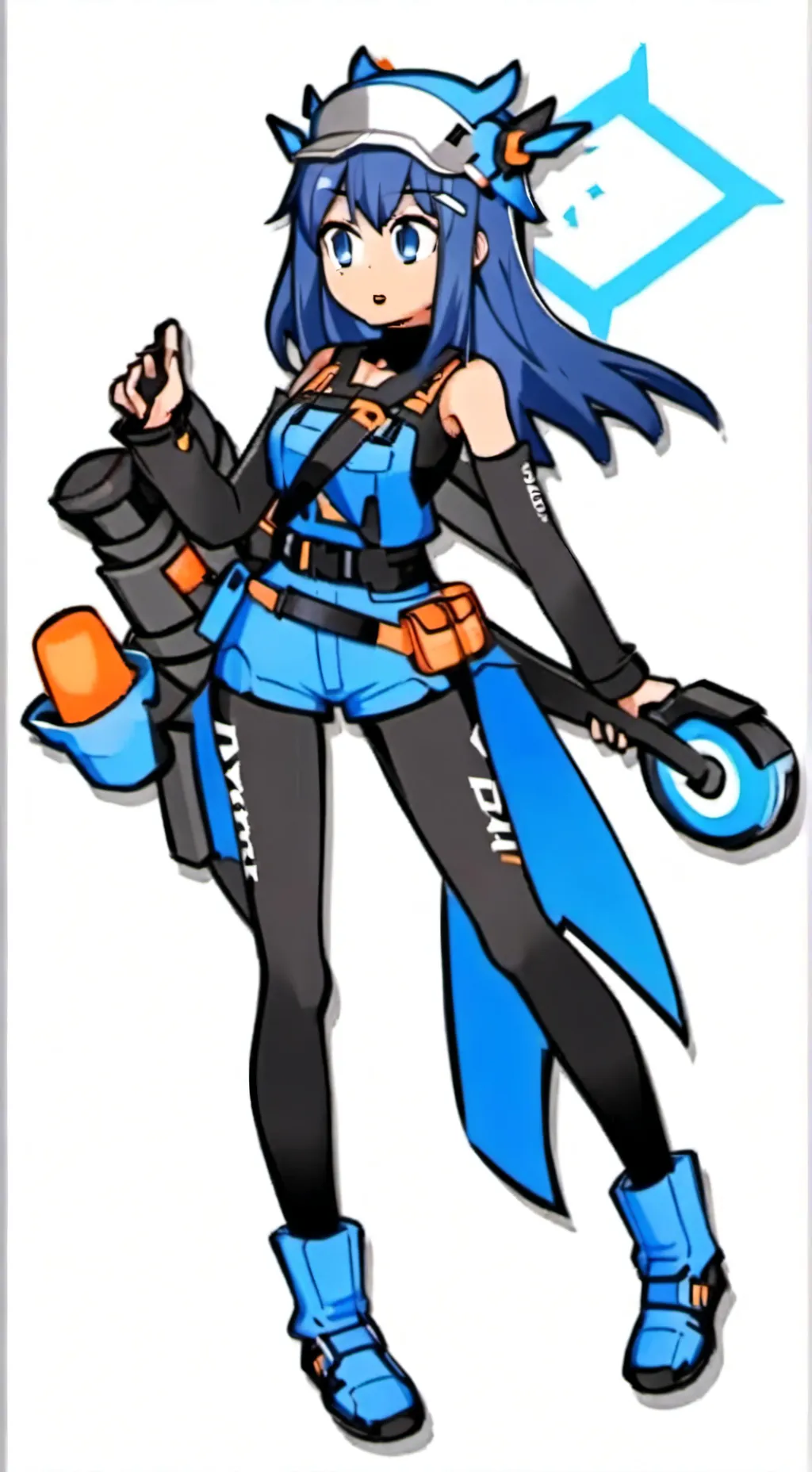 ai character: nanathewolf XD background