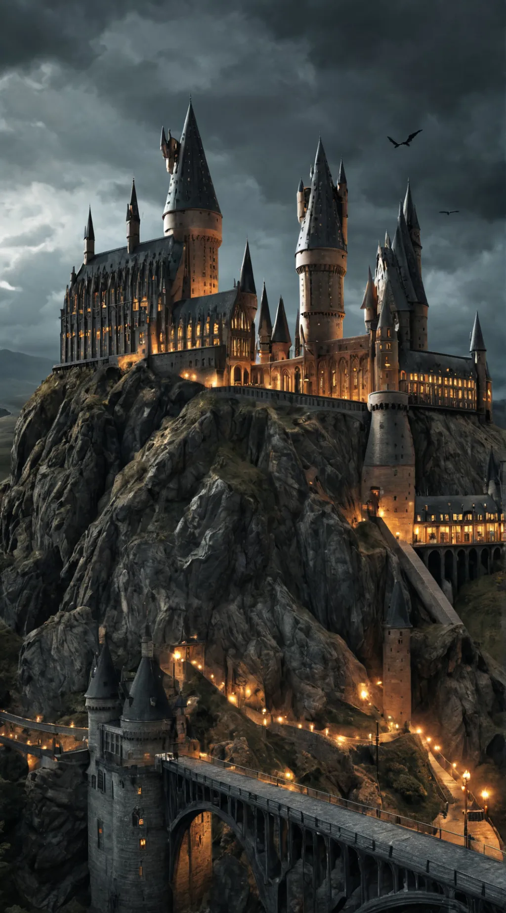 ai character: Hogwarts background