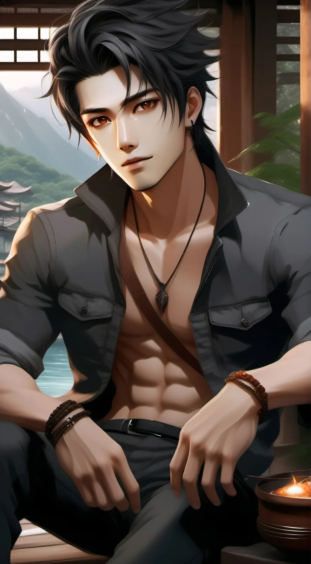 ai character: rayne background