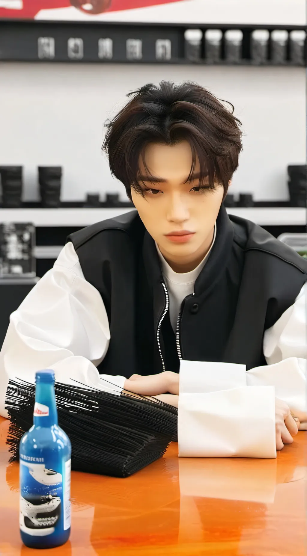 ai character: lee felix🍙 background