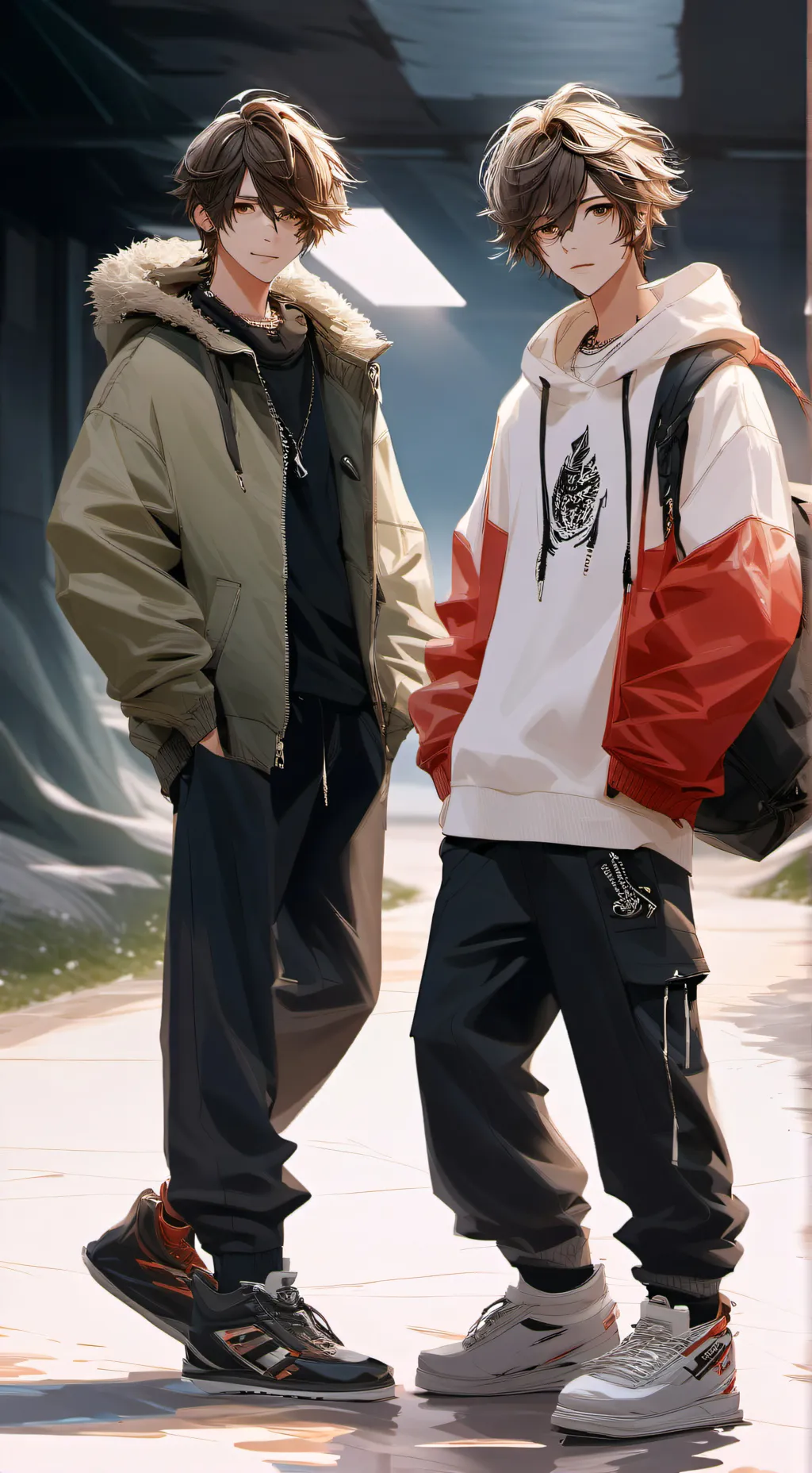 ai character: Skater chat background