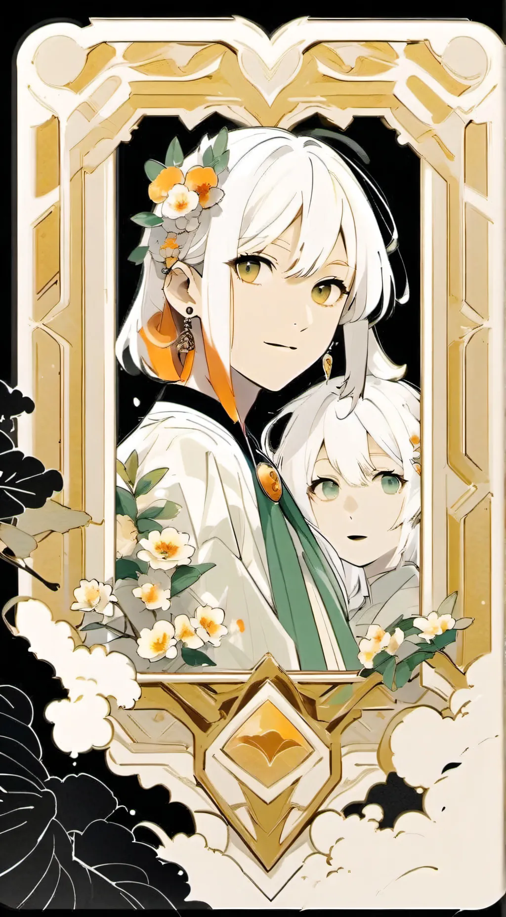 ai character: QnA! background