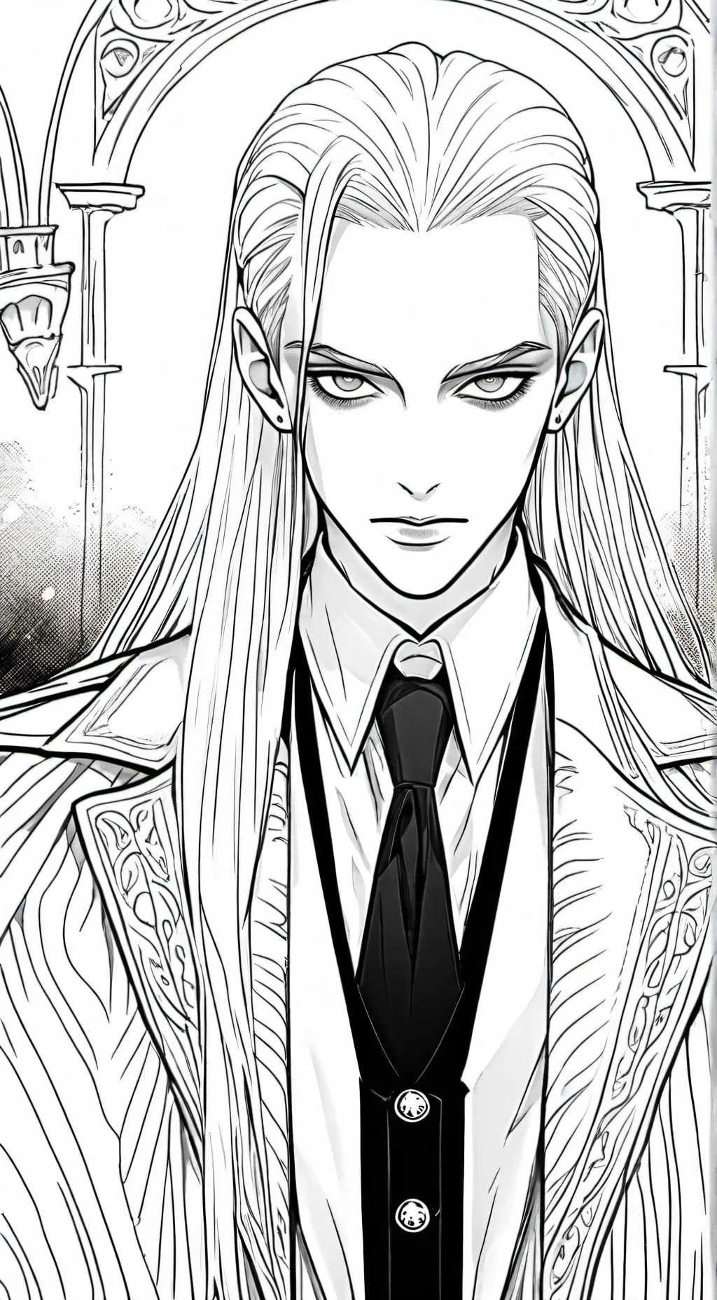 ai character: Lucius and voldemo background