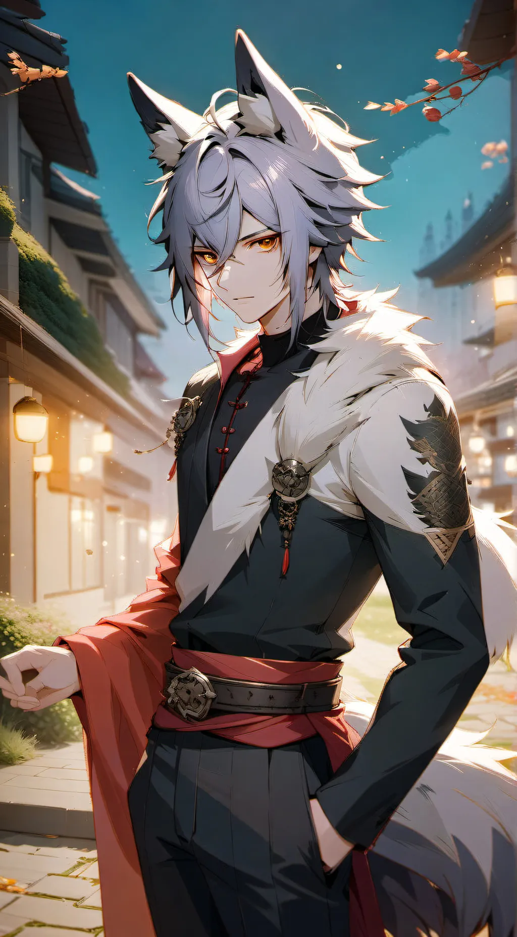 ai character: 🌙Ash🌙 background