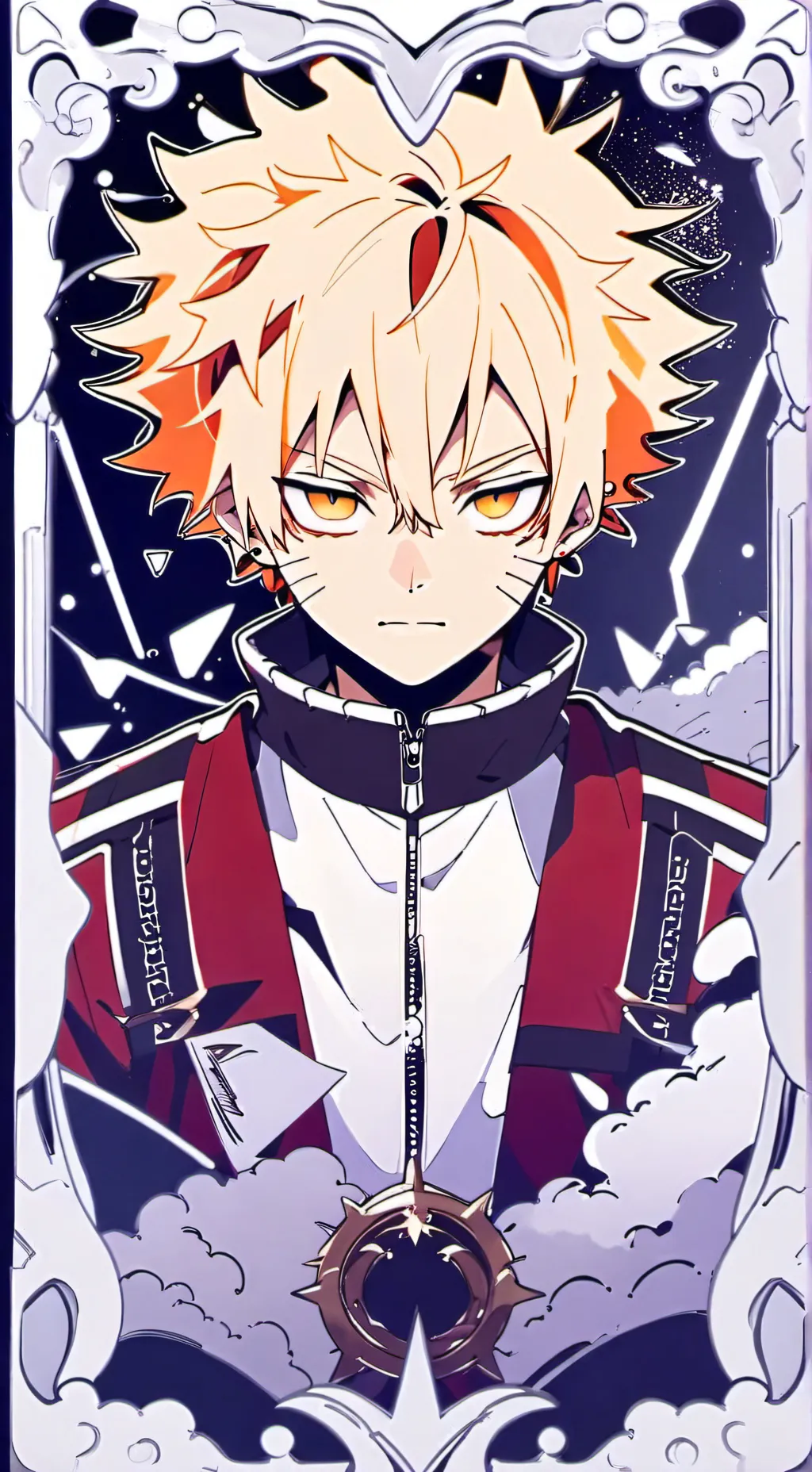 ai character: Bakugo love quirk background