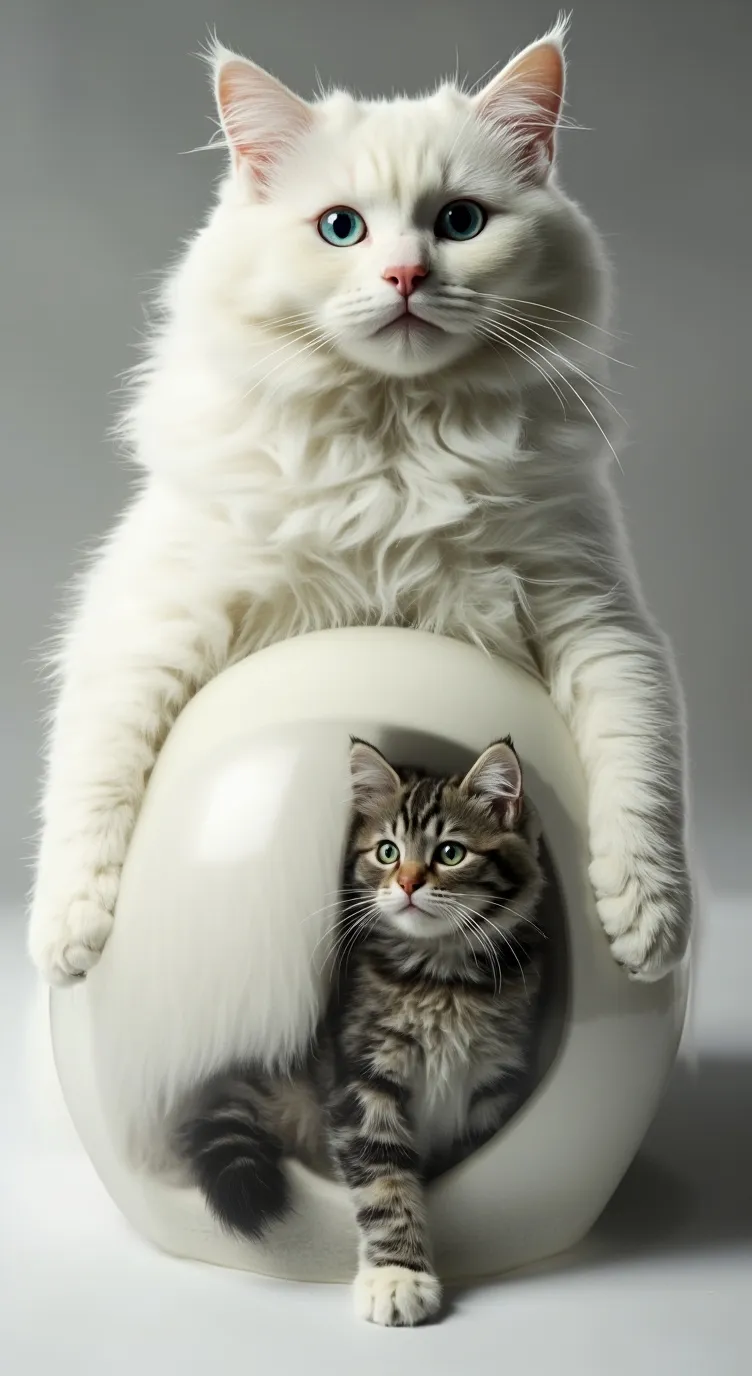 ai character: Wenda ate gray background