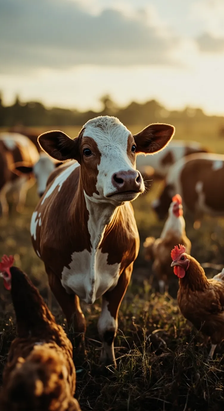 ai character: farm background